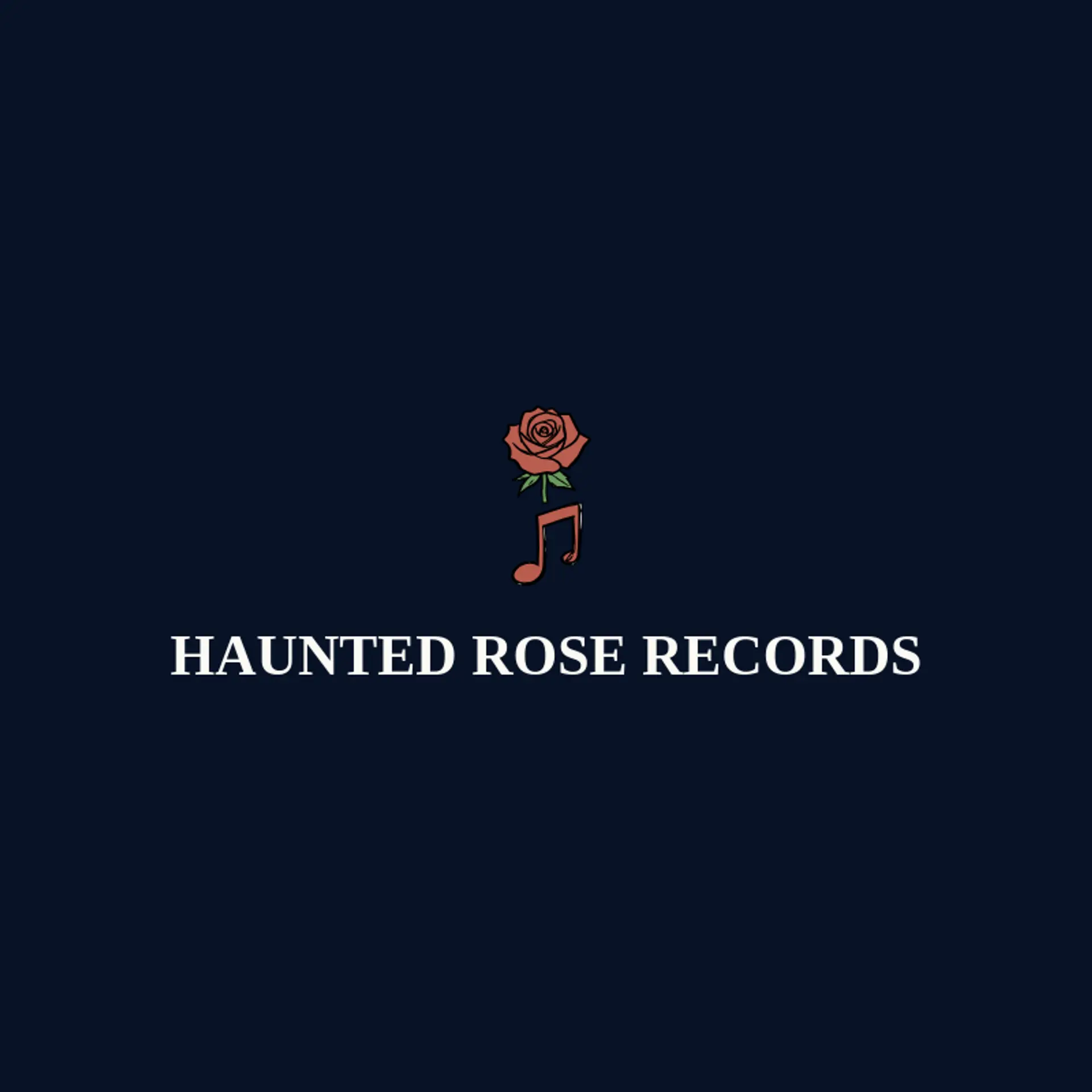 Haunted Rose Records logo for gothic