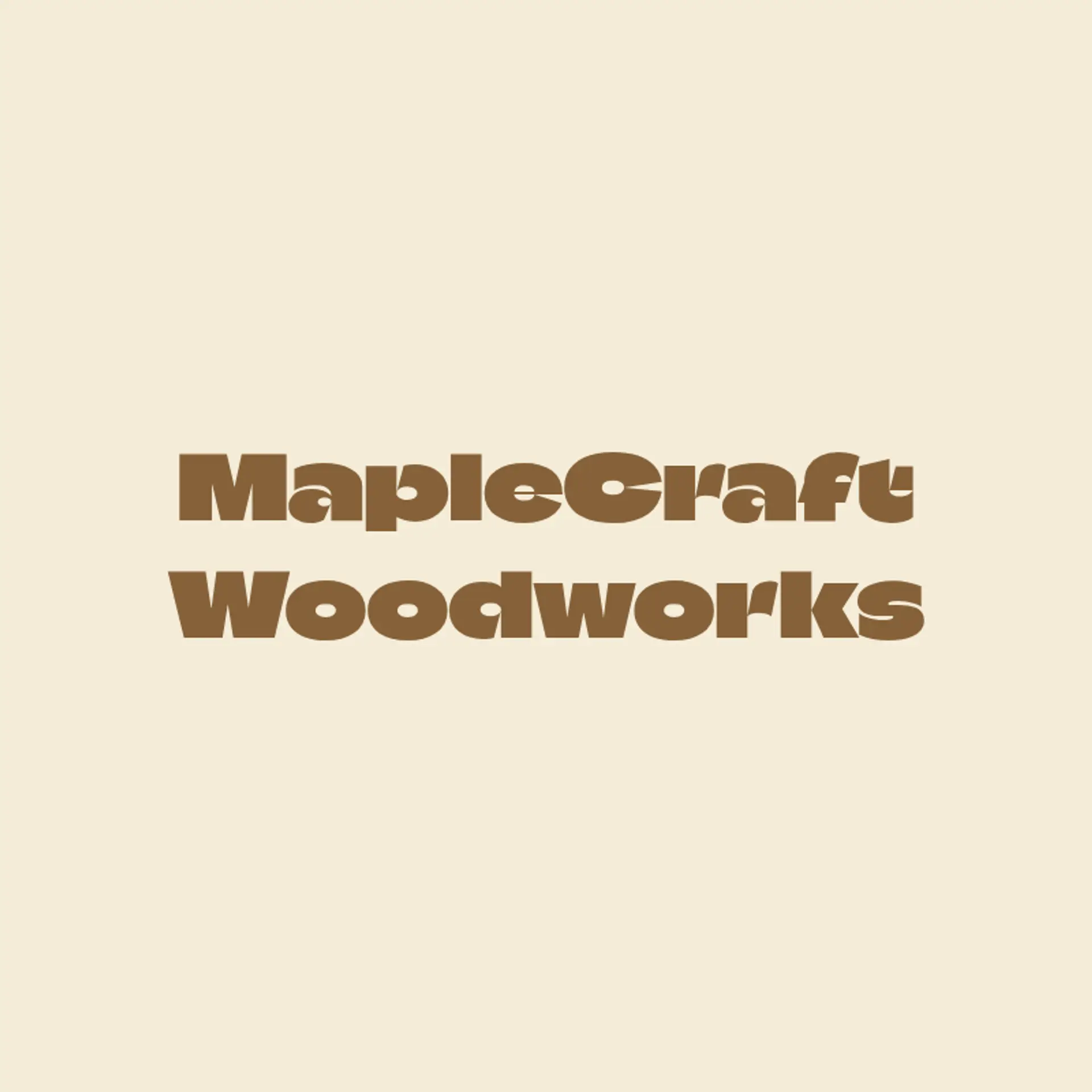 Timber Craft Co. logo for woodworking