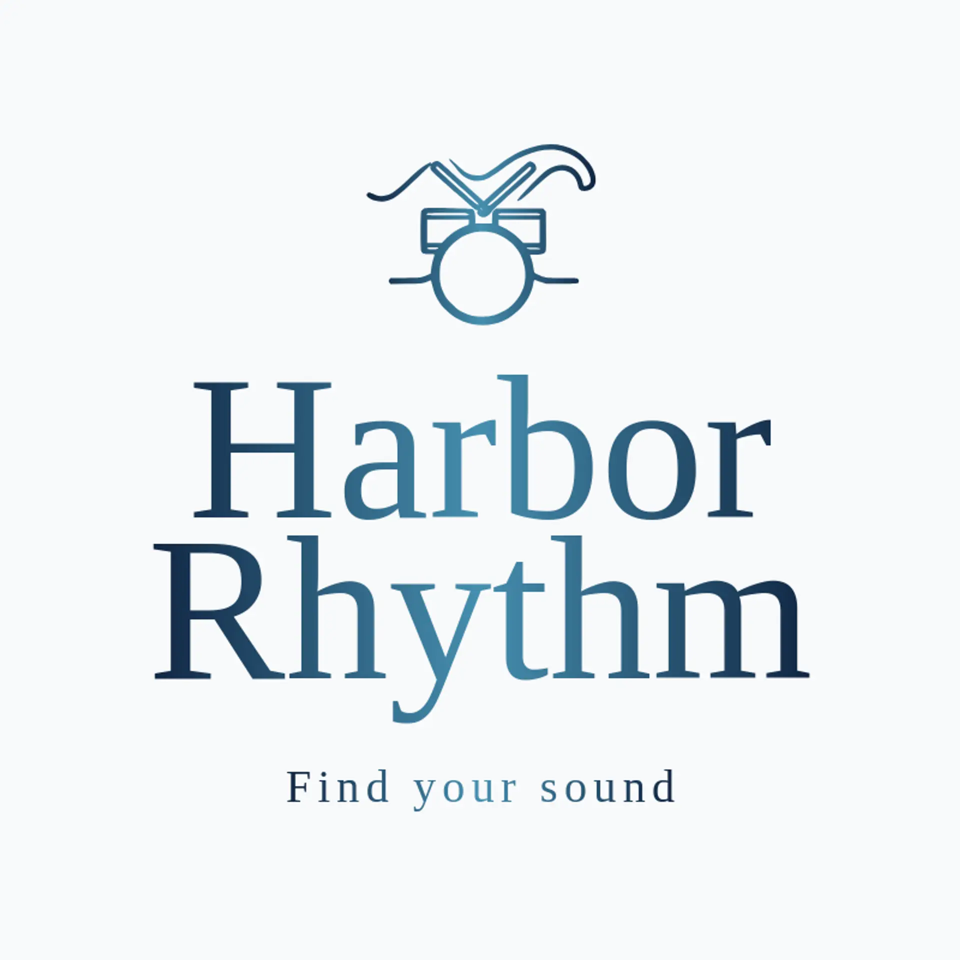 Harbor Rhythm logo for drum