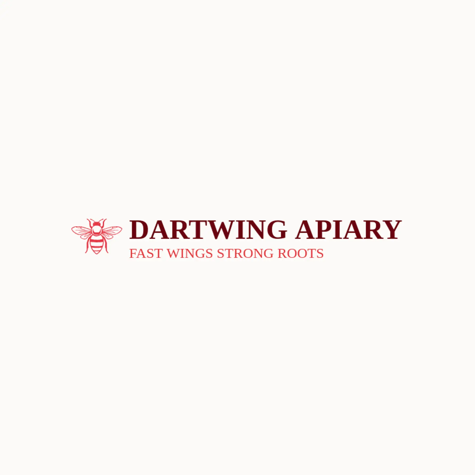 Dartwing Apiary logo for sting