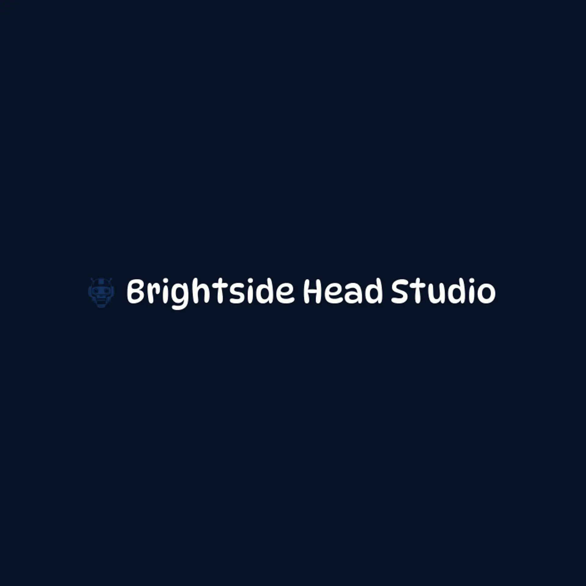 Brightside Head Studio logo for head