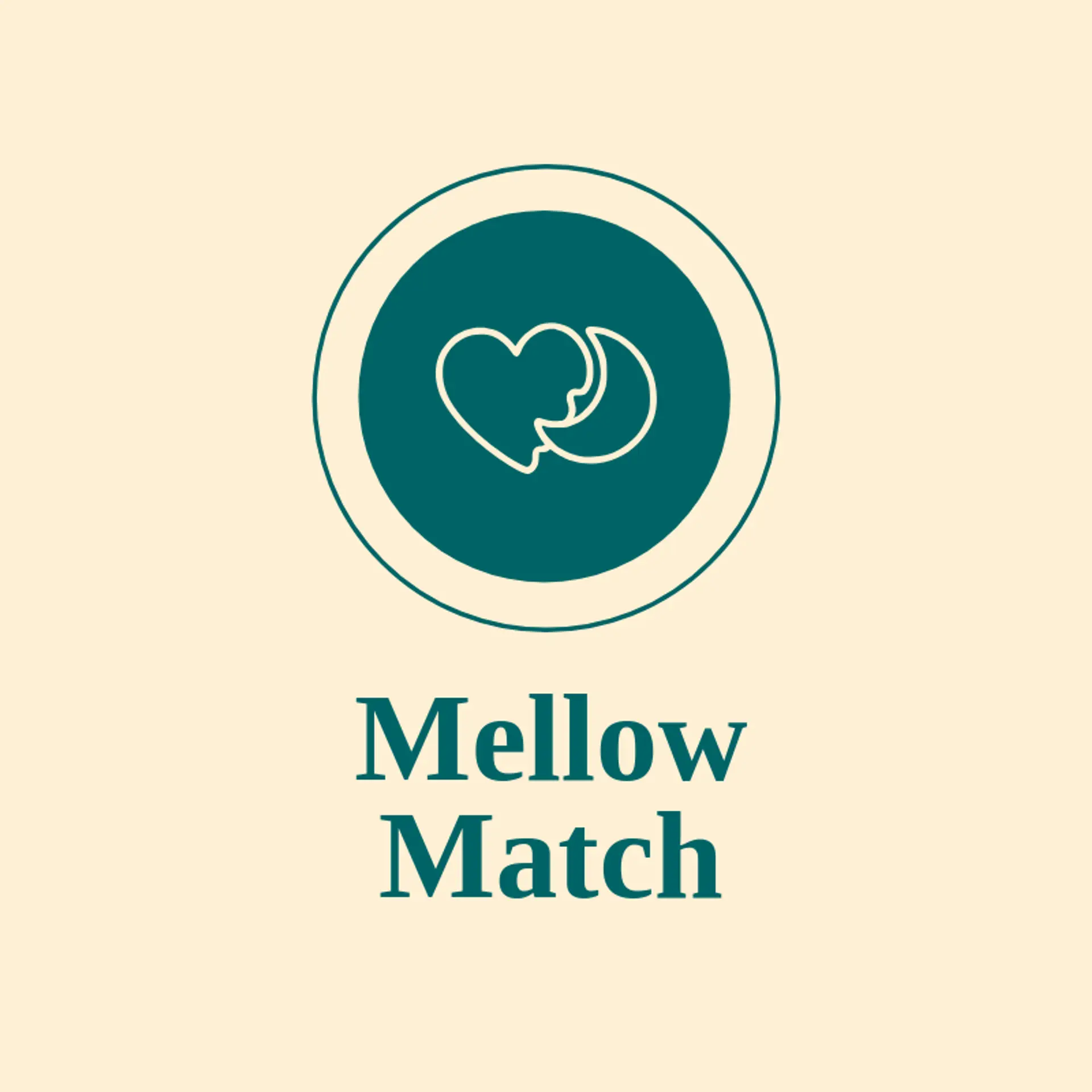 Mellow Match logo for dating app