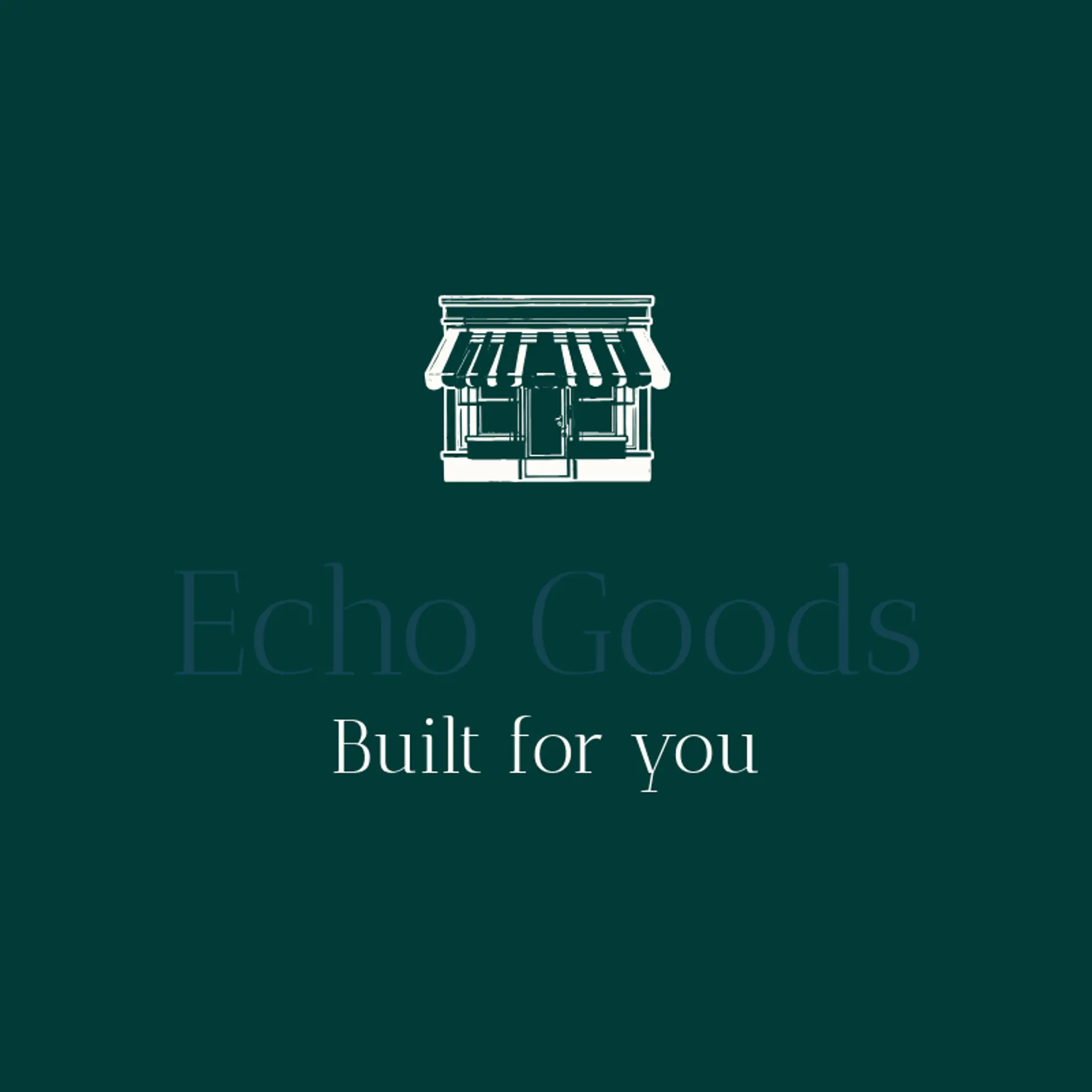 Echo Goods logo for shop