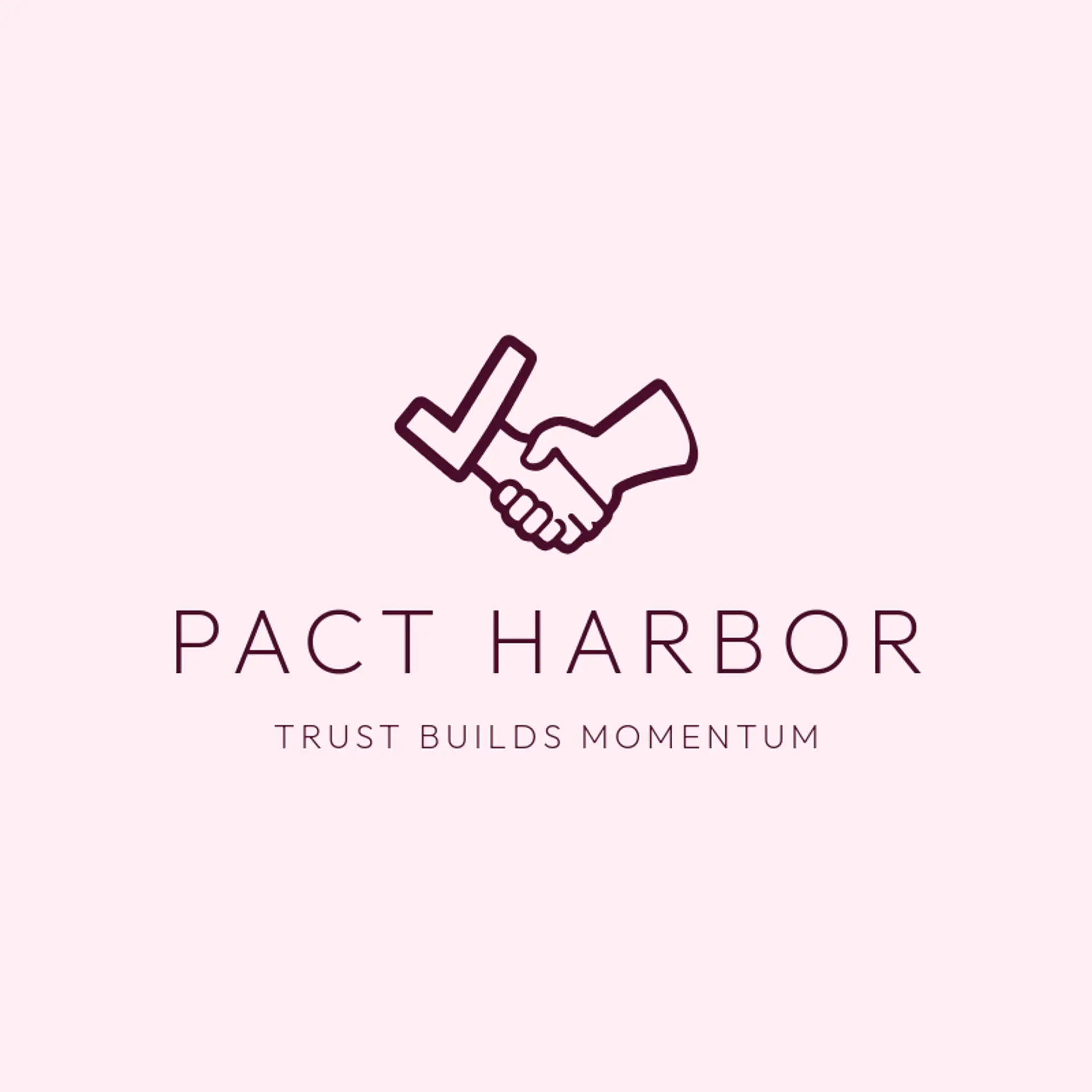 Pact Harbor logo for handshake