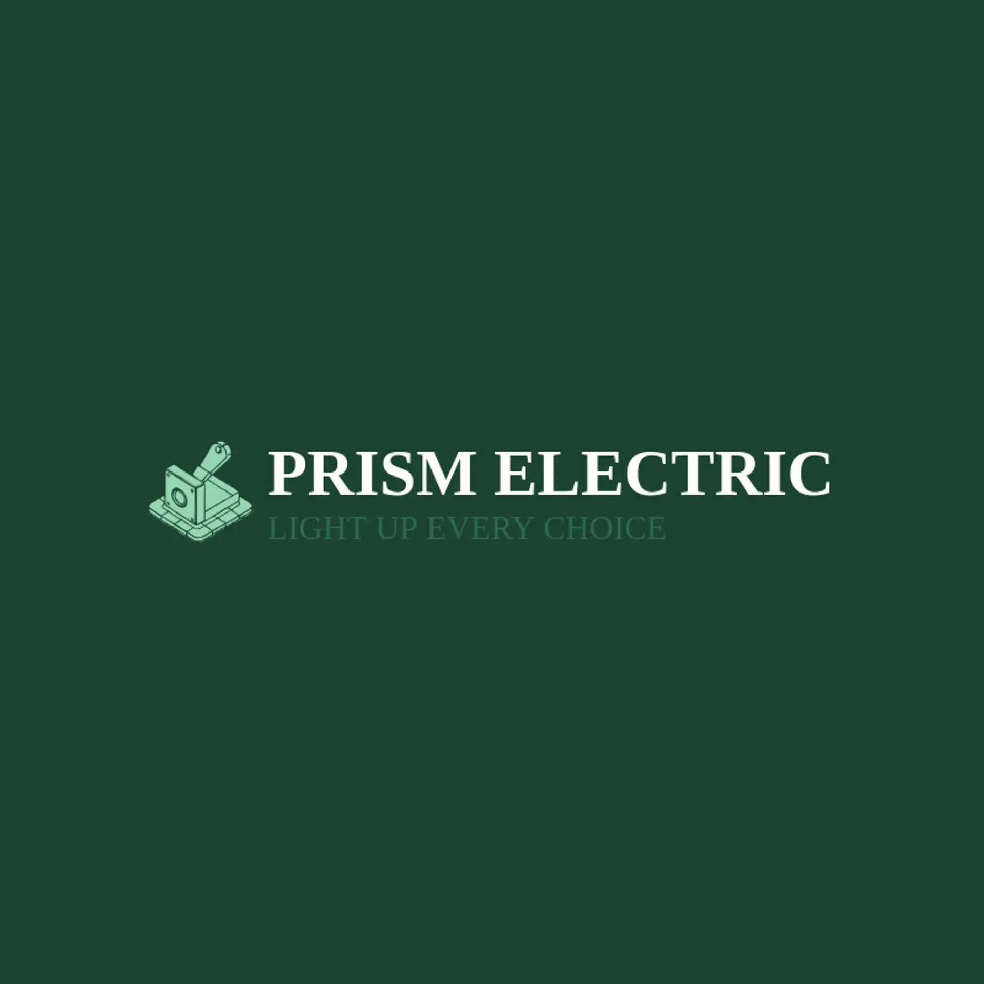 Prism Electric logo for switch