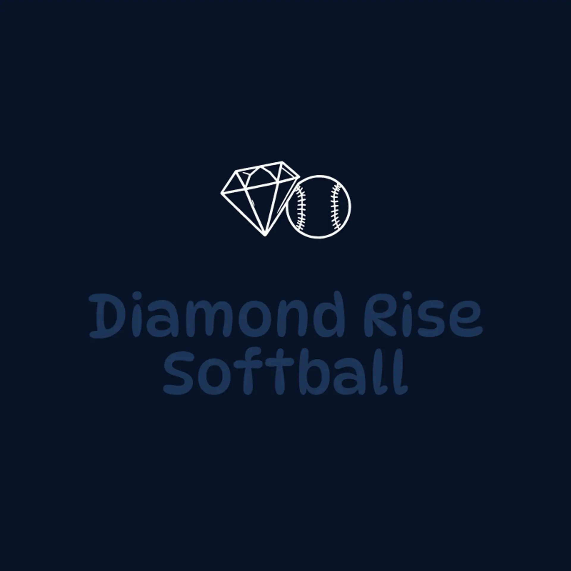 Diamond Rise Softball logo for softball