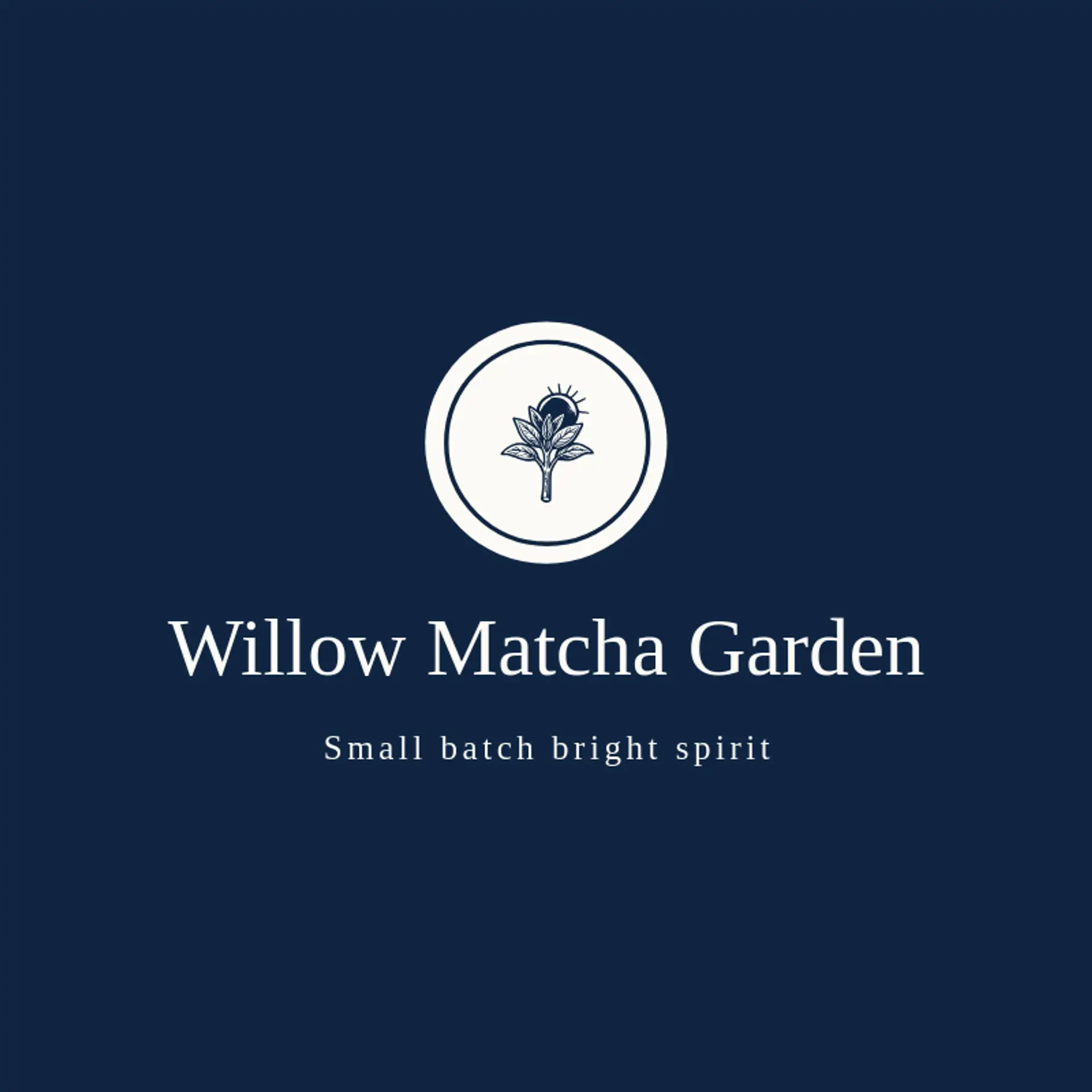 Willow Matcha Garden logo for matcha