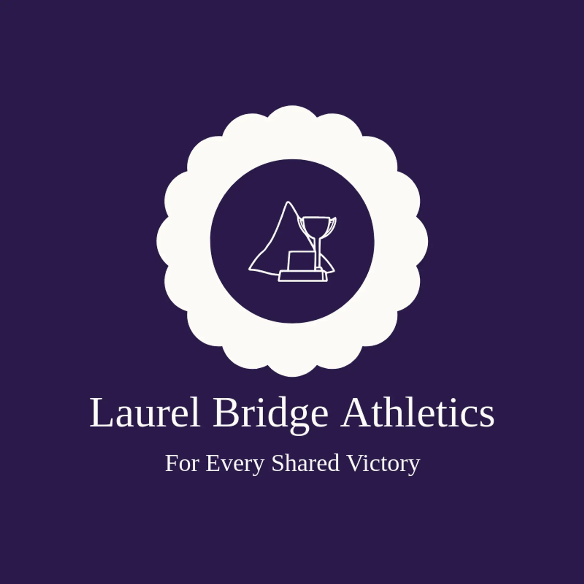 Laurel Bridge Athletics logo for winner