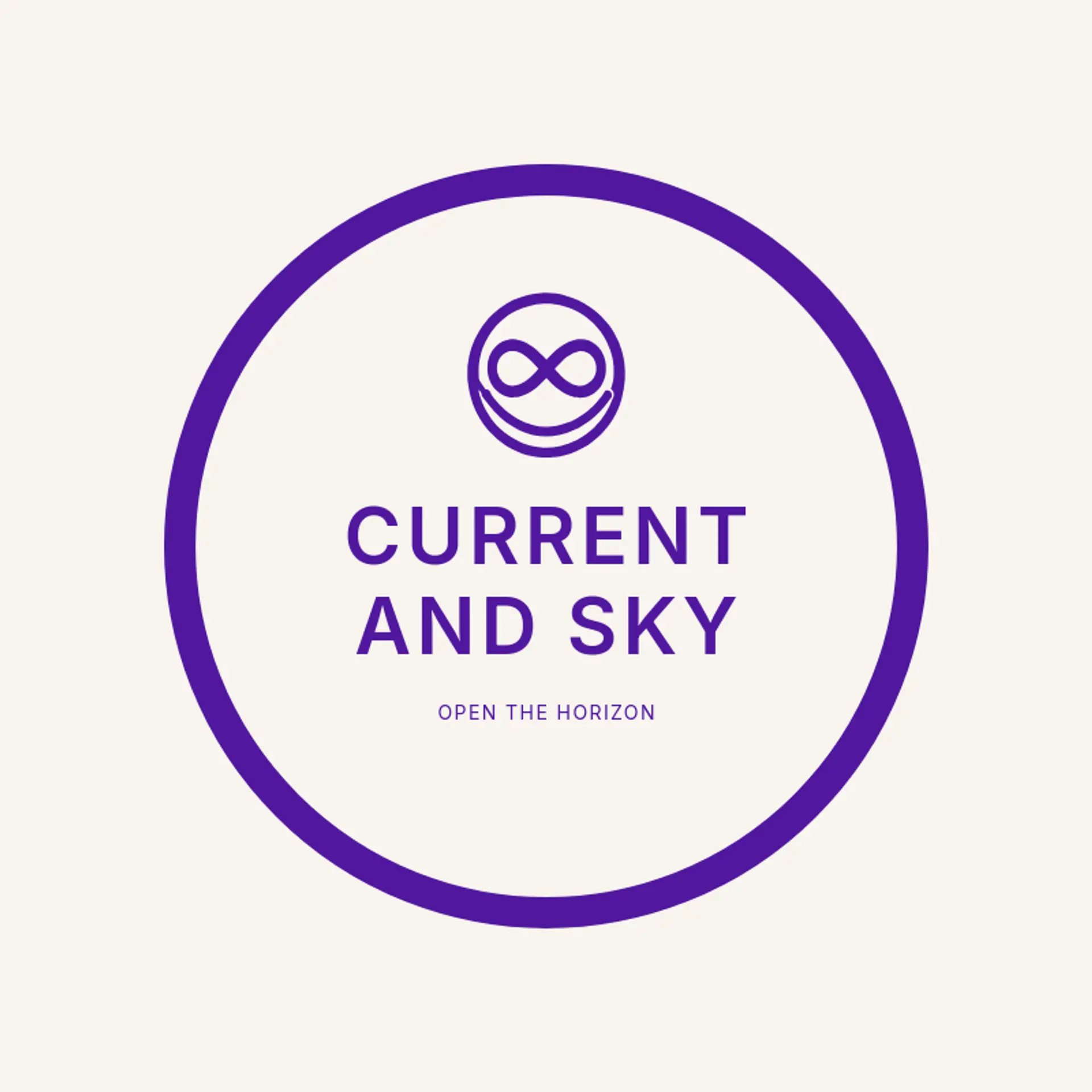 Current And Sky logo for infinity
