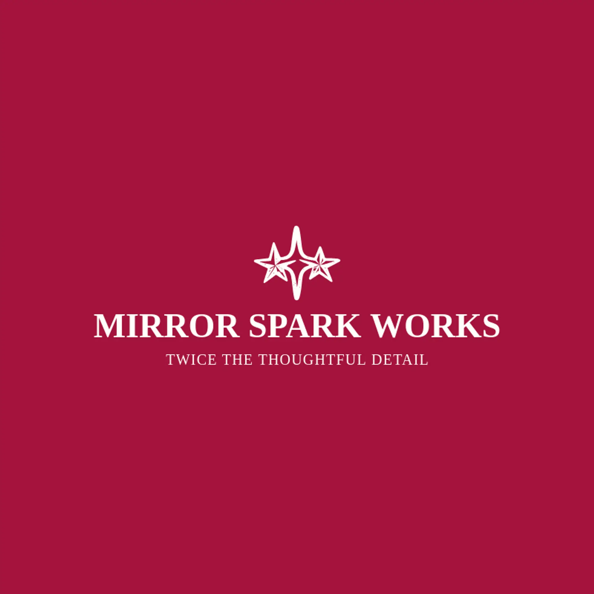 Mirror Spark Works logo for symmetry