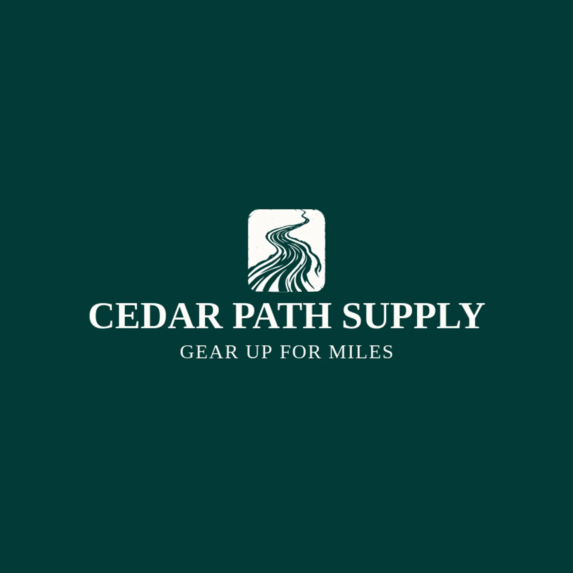 Cedar Path Supply logo for trail