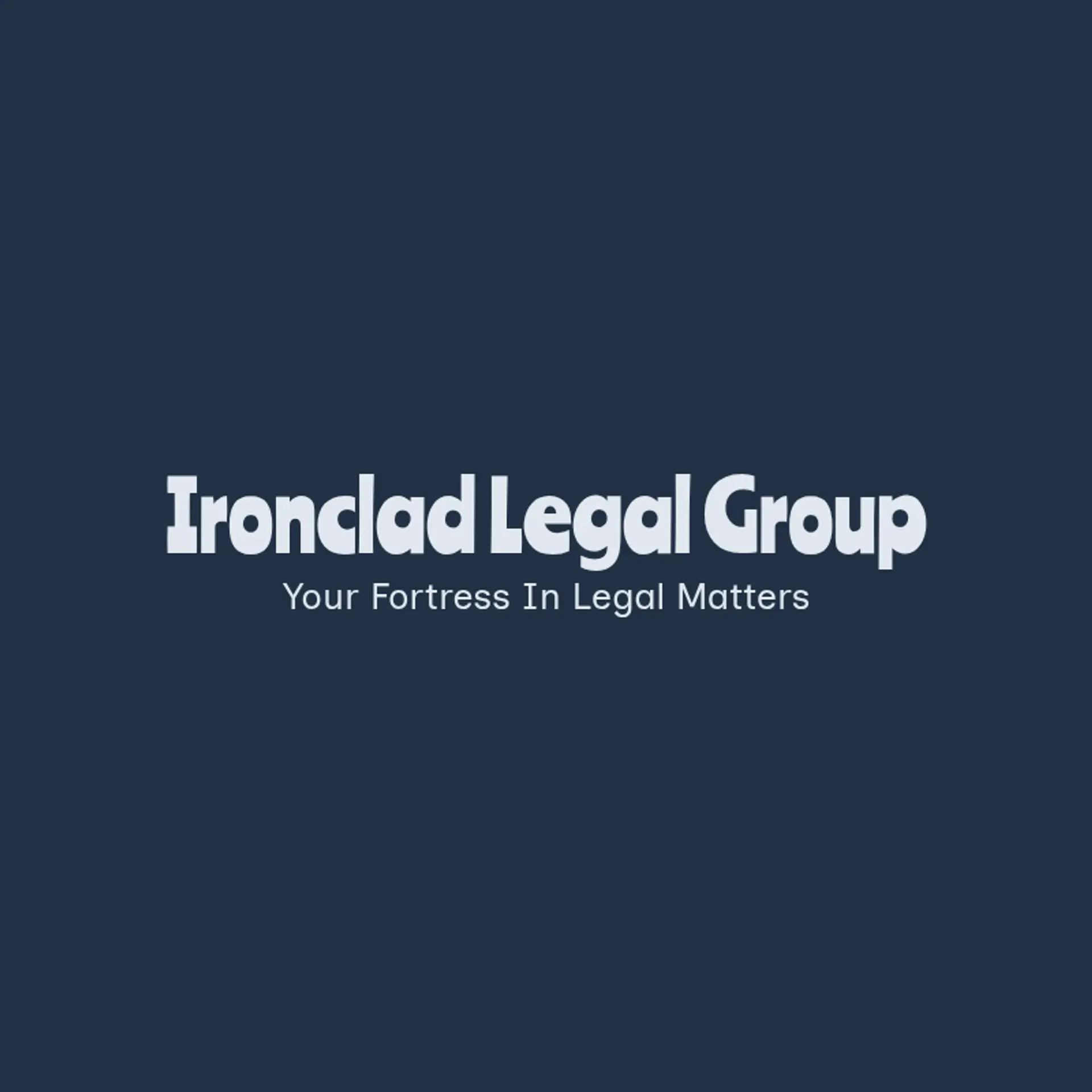 Ironclad Legal Group logo for law firm