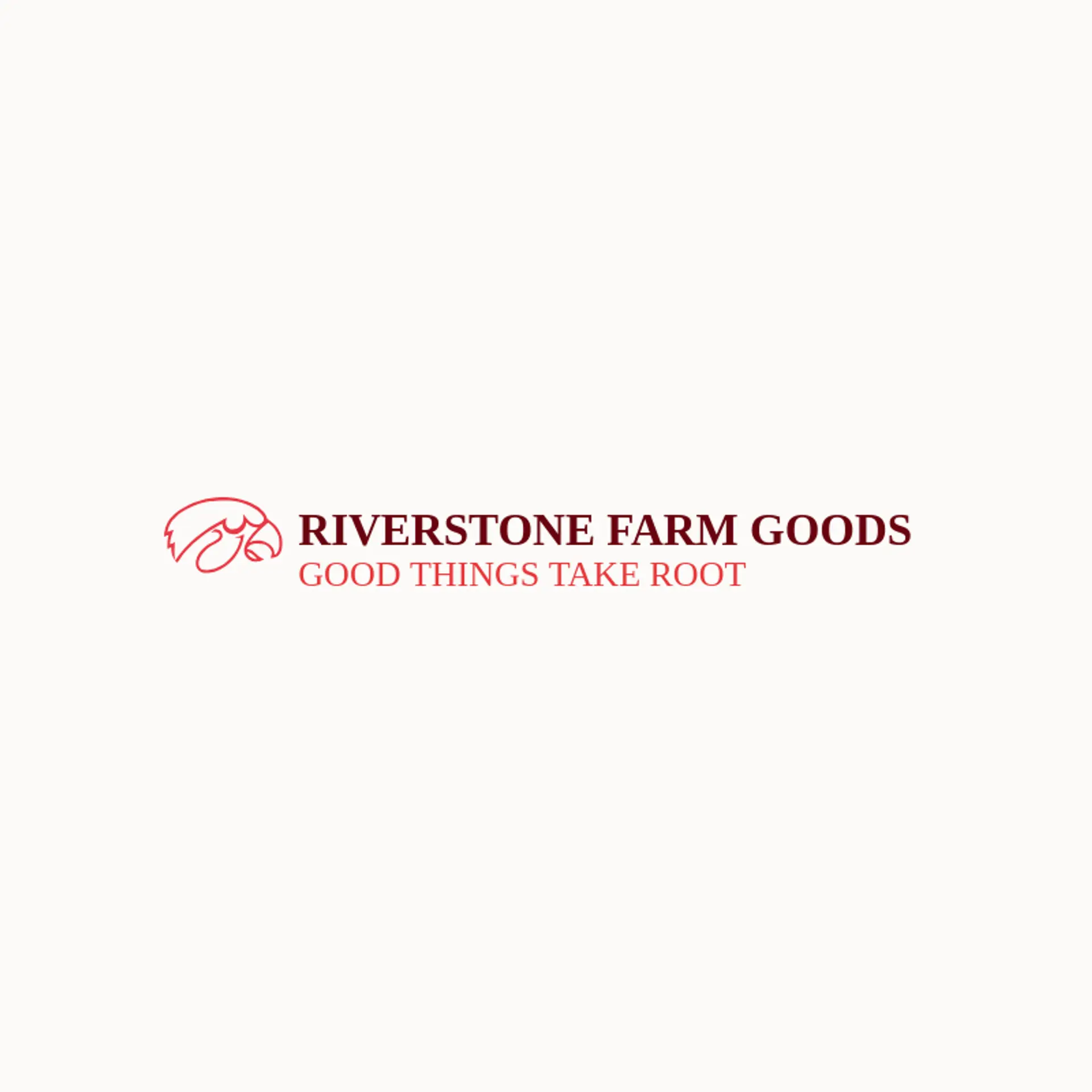 Riverstone Farm Goods logo for iowa