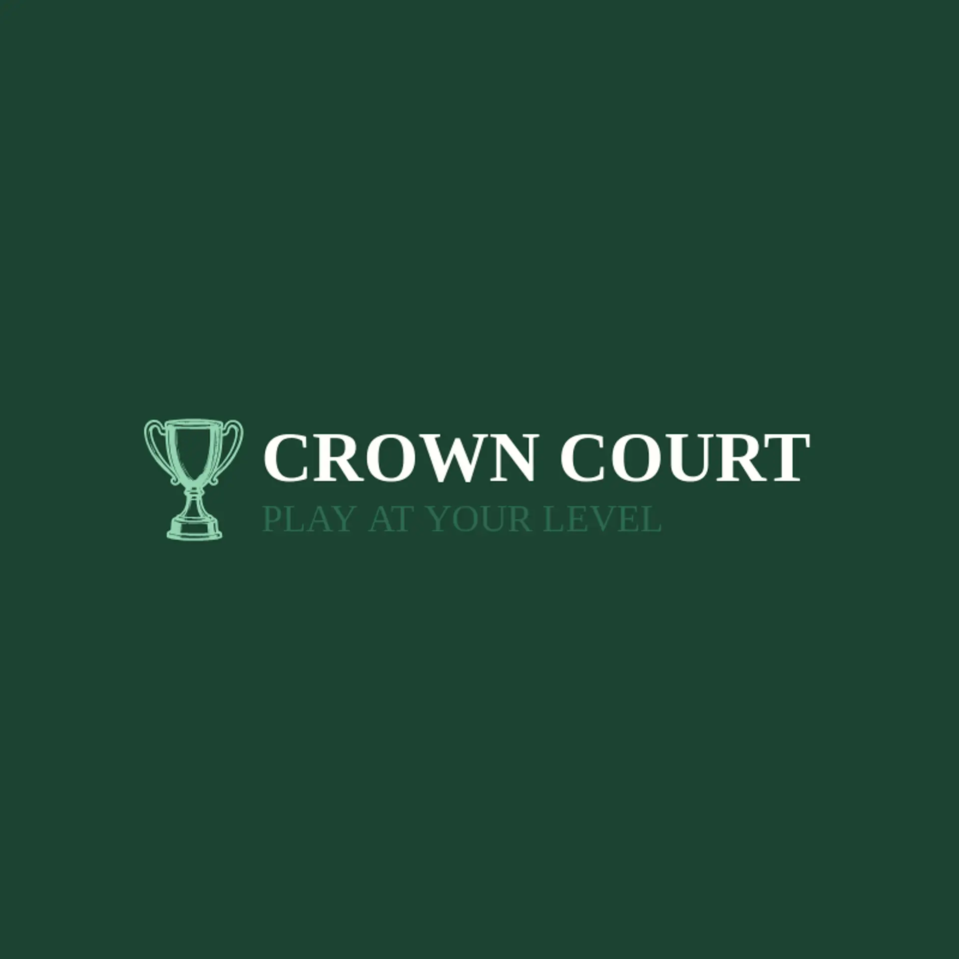 Crown Court logo for tennis