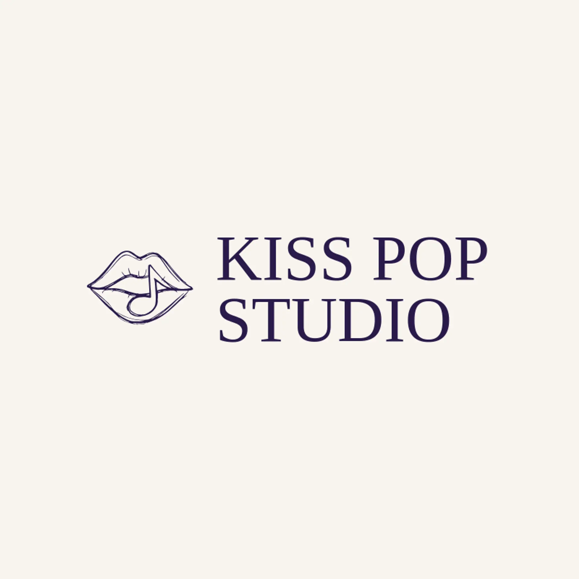 Kiss Pop Studio logo for kiss
