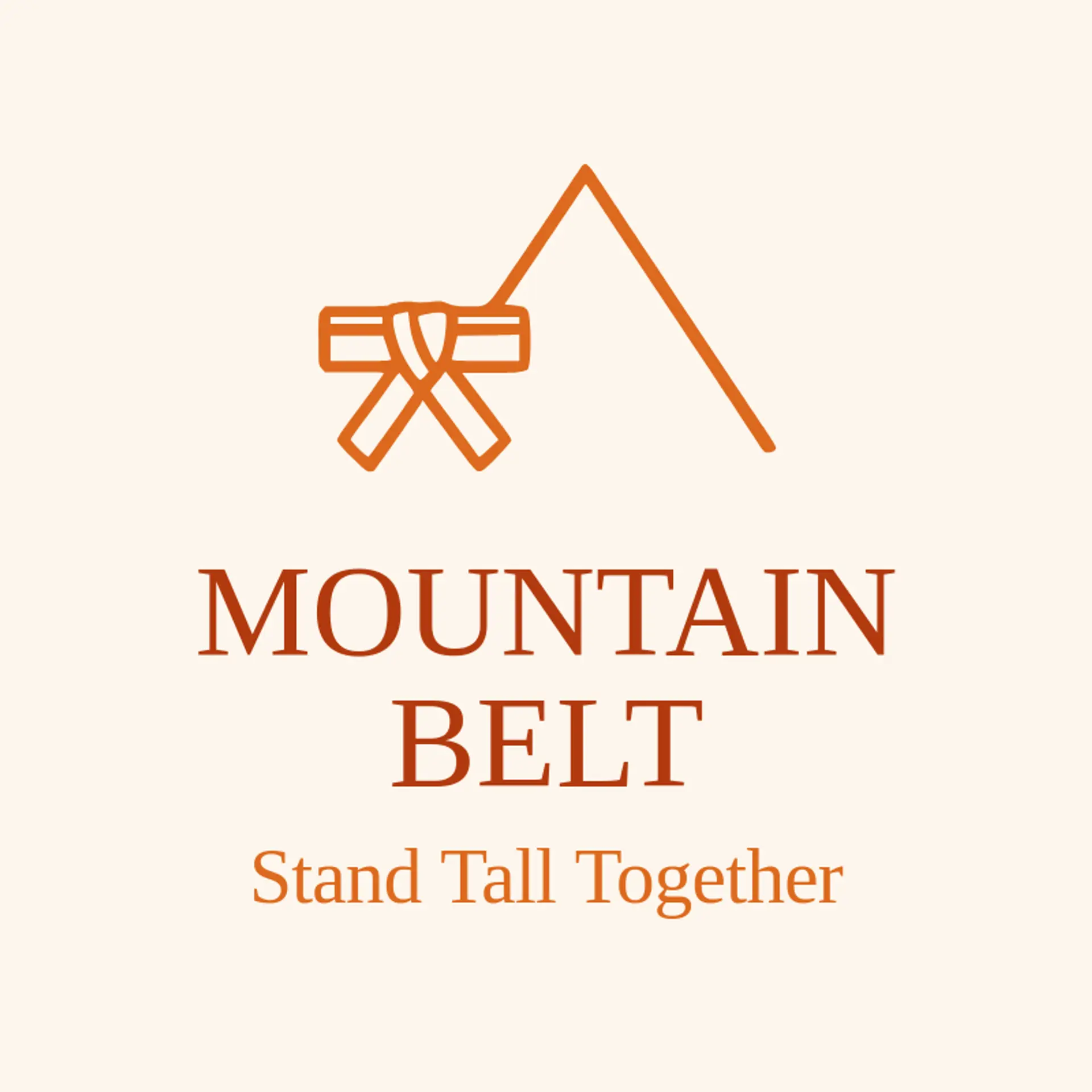 Mountain Belt logo for karate