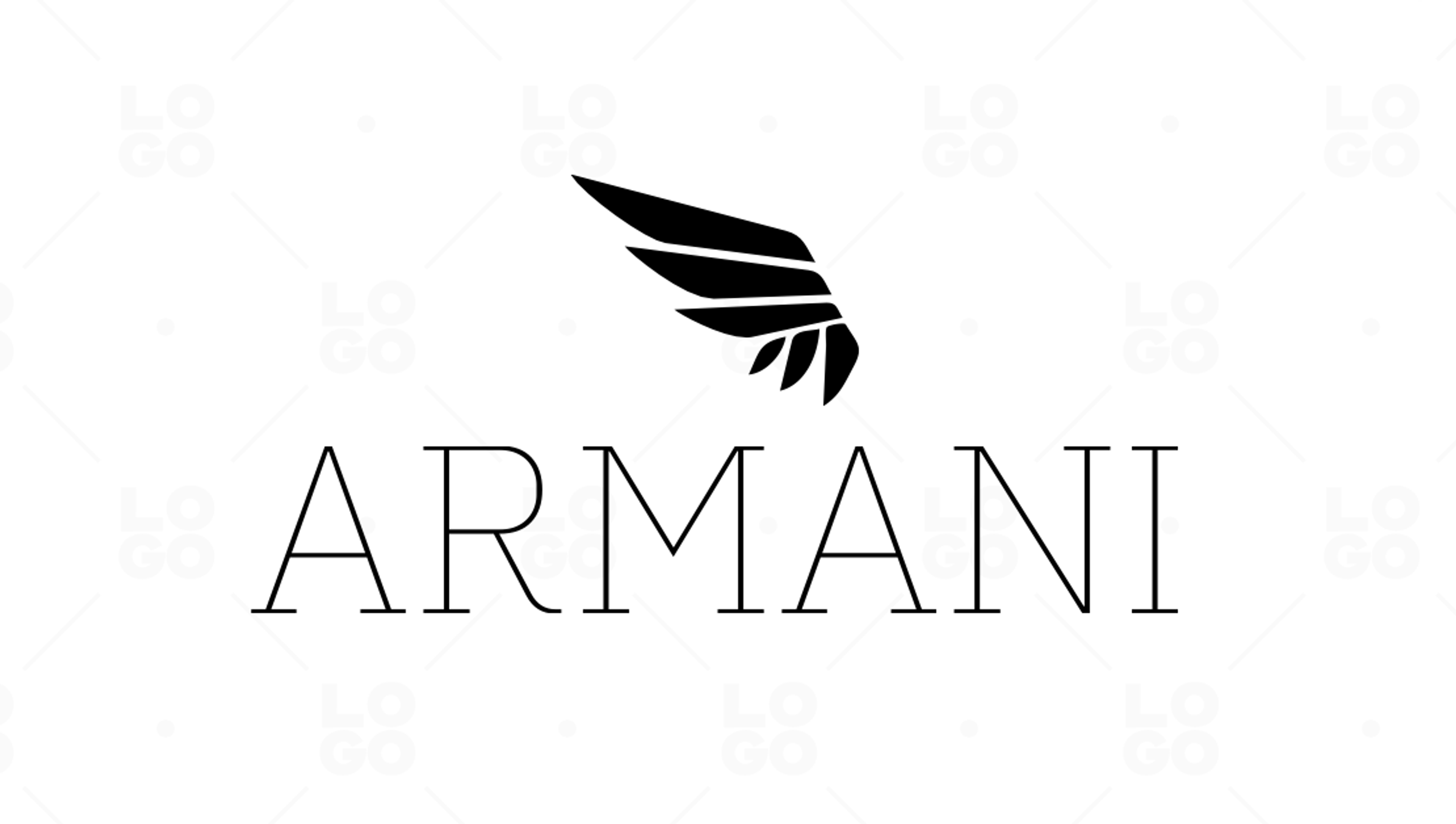 Armani logo variation