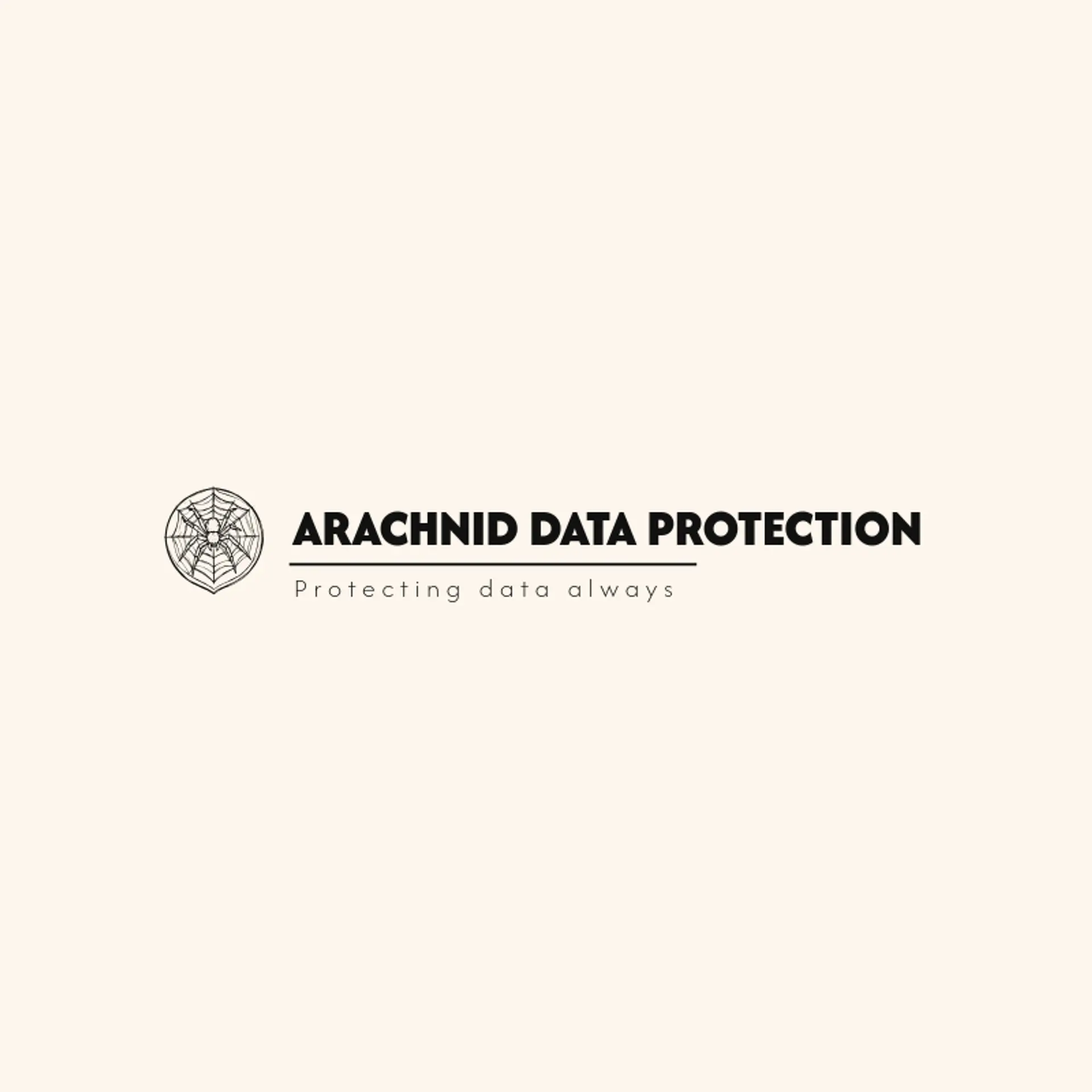 Arachnid Data Protection logo for spider