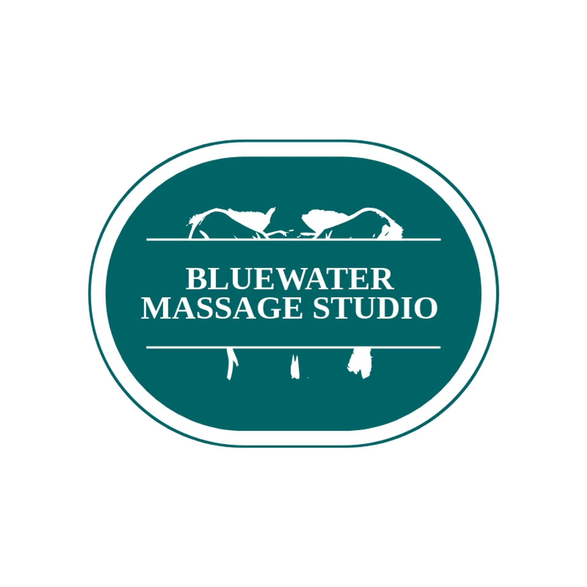 Bluewater Massage Studio logo for massage therapy