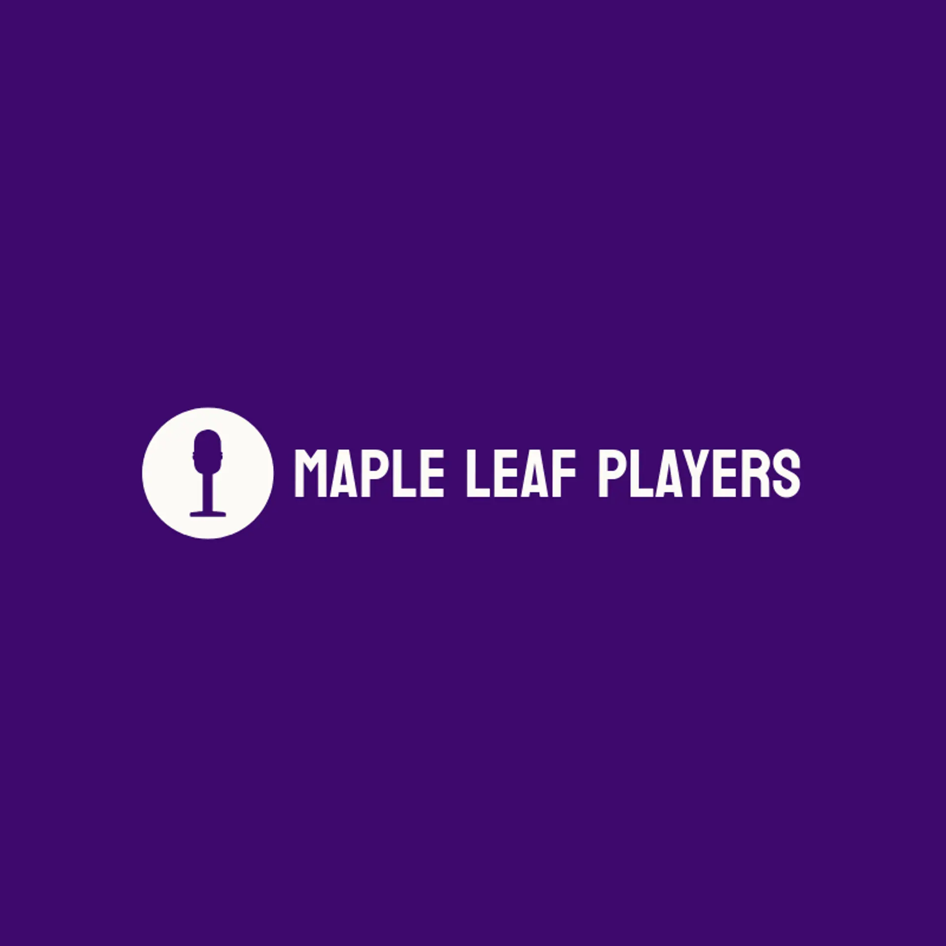 Maple Leaf Players logo for theater