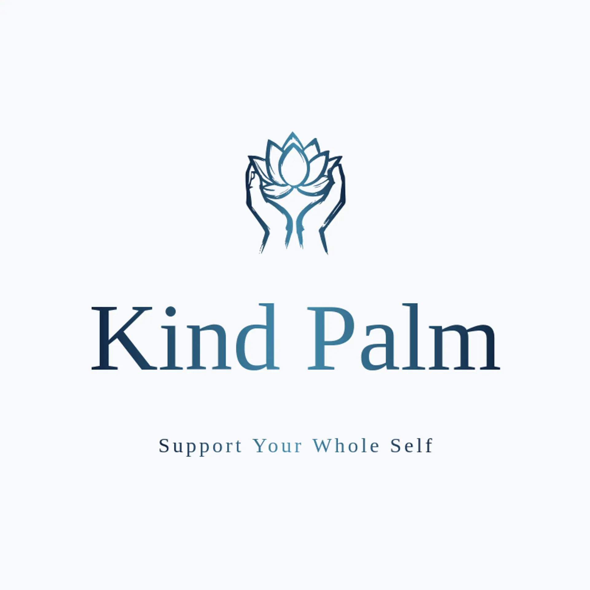 Kind Palm logo for wellness
