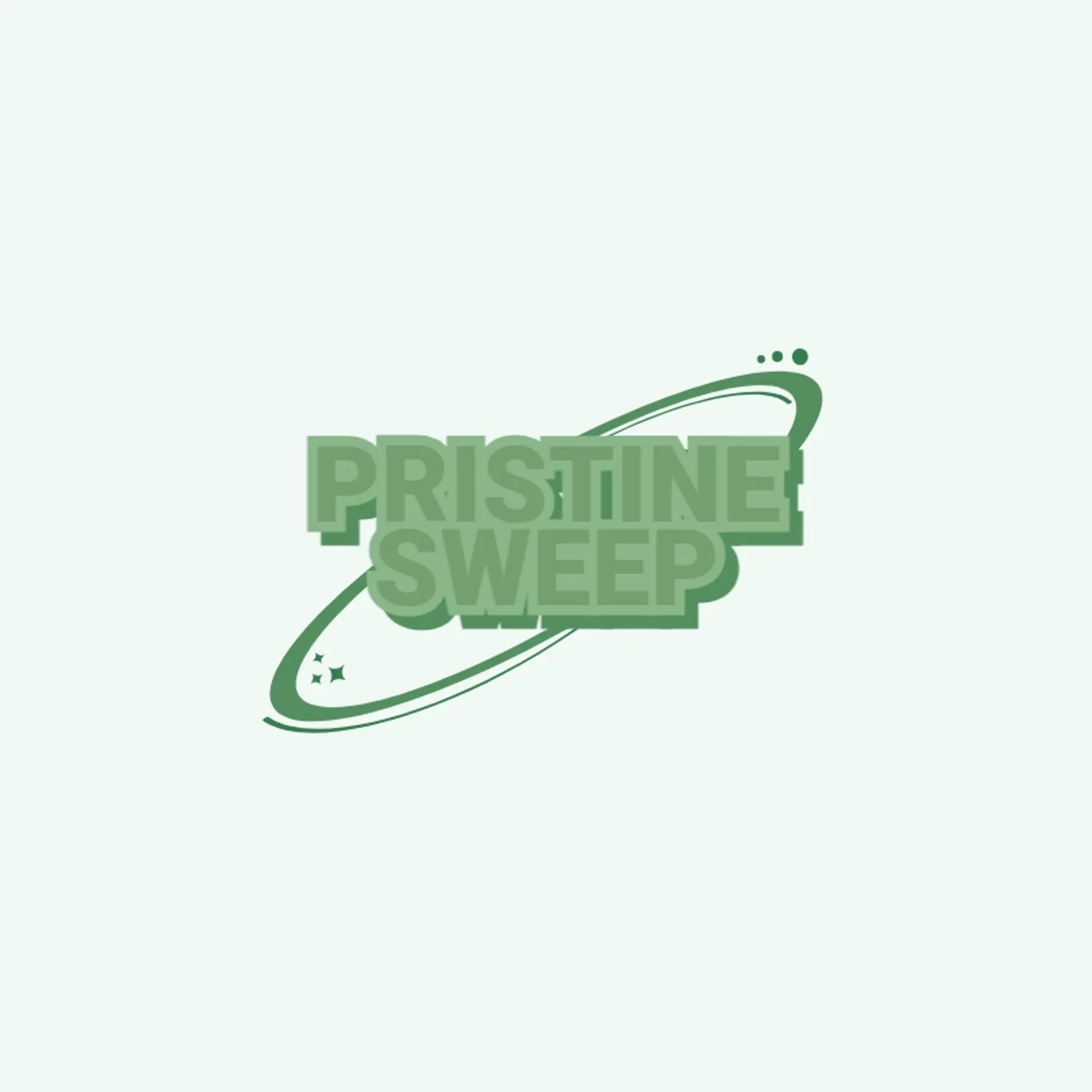 Pristine Sweep logo for blg cleaning service
