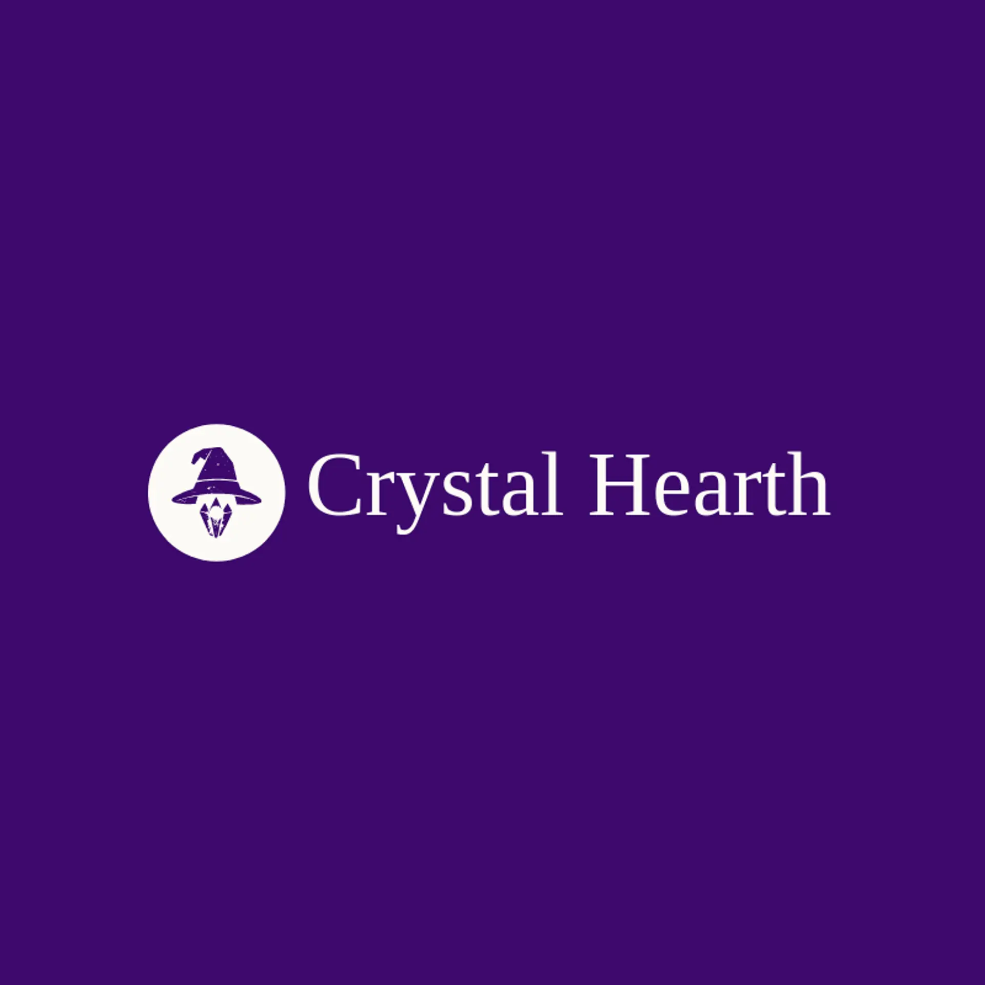 Crystal Hearth logo for wizard