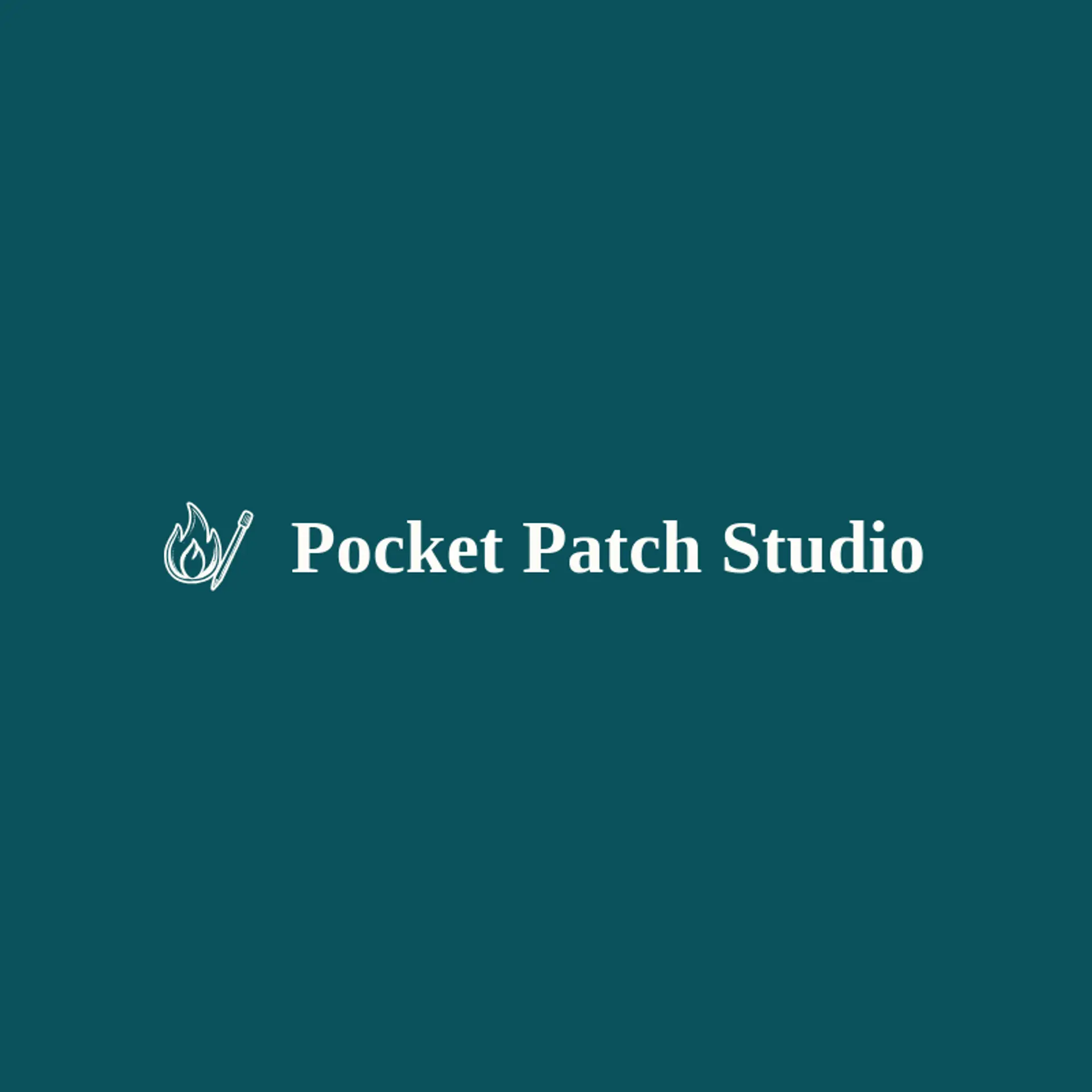 Pocket Patch Studio logo for patch