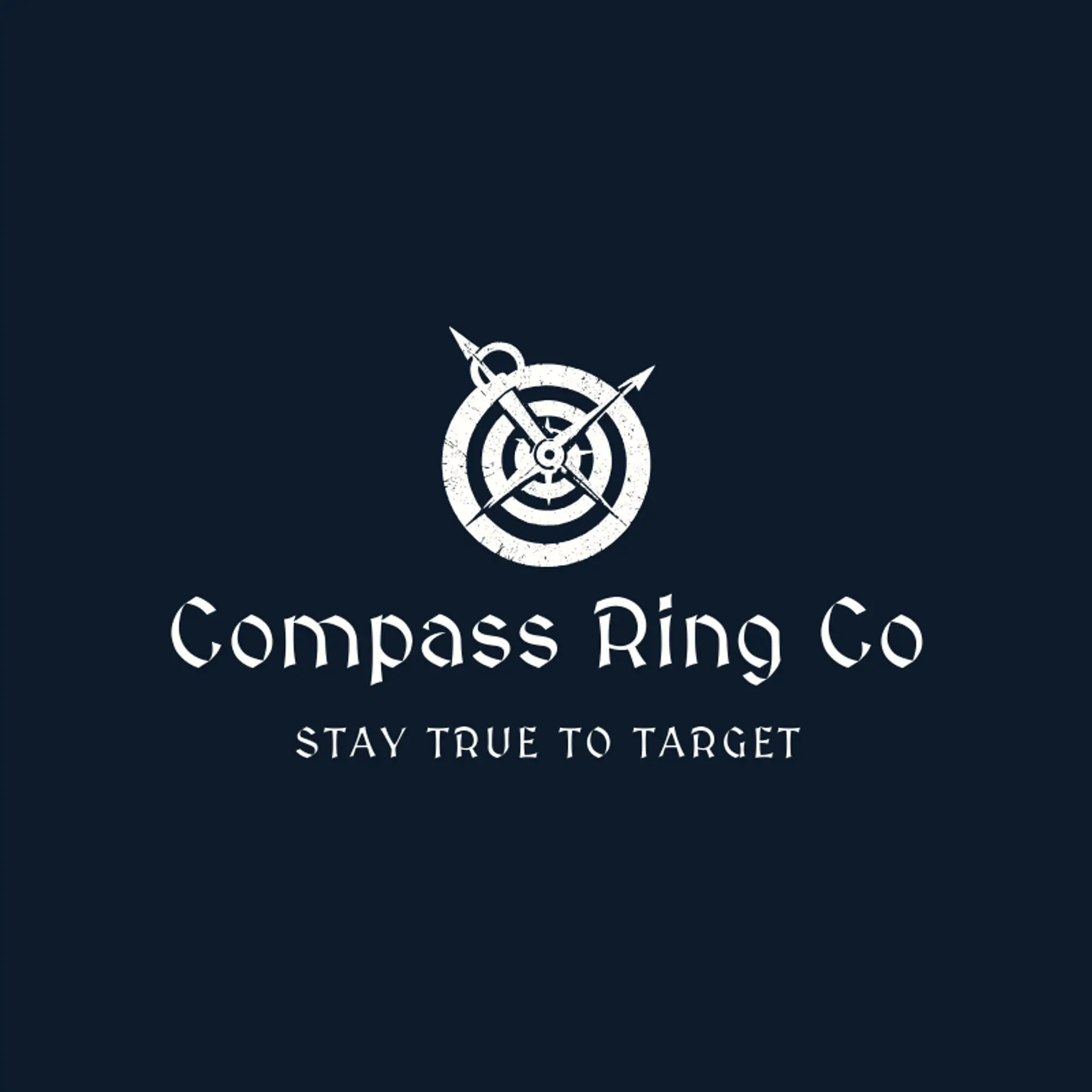 Compass Ring Co logo for bullseye