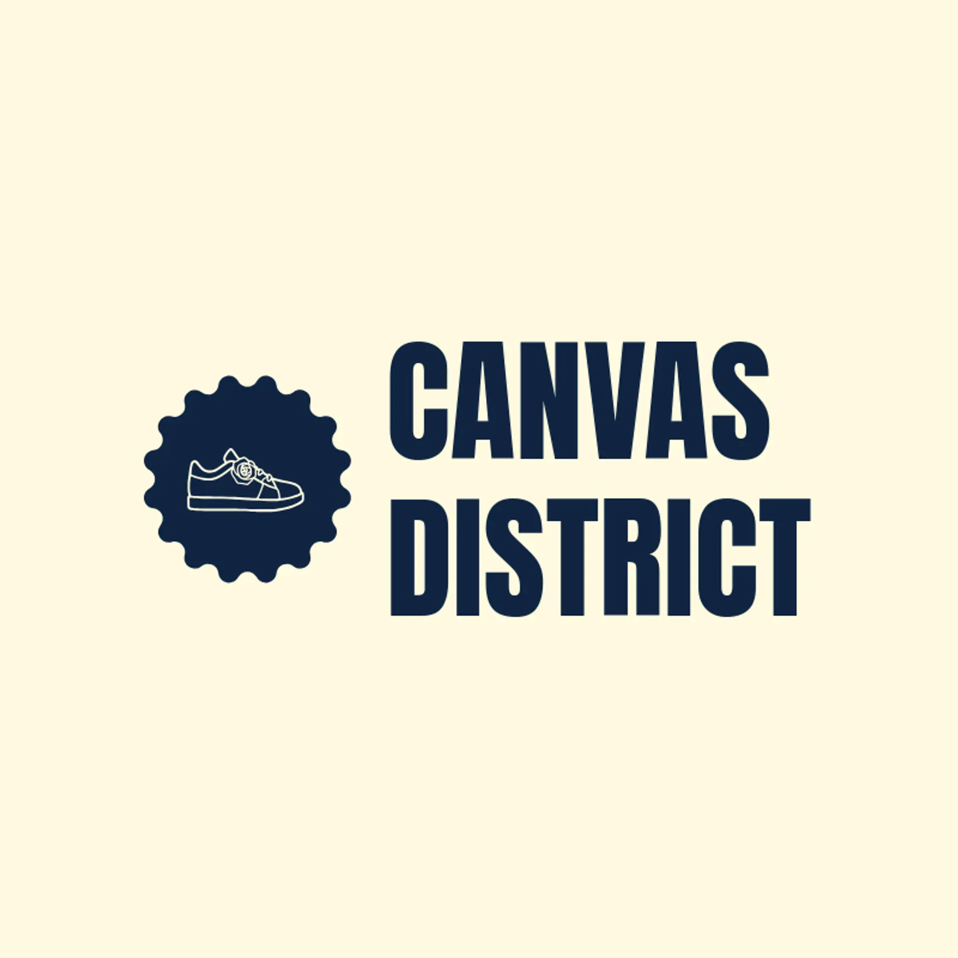 Canvas District logo for streetwear