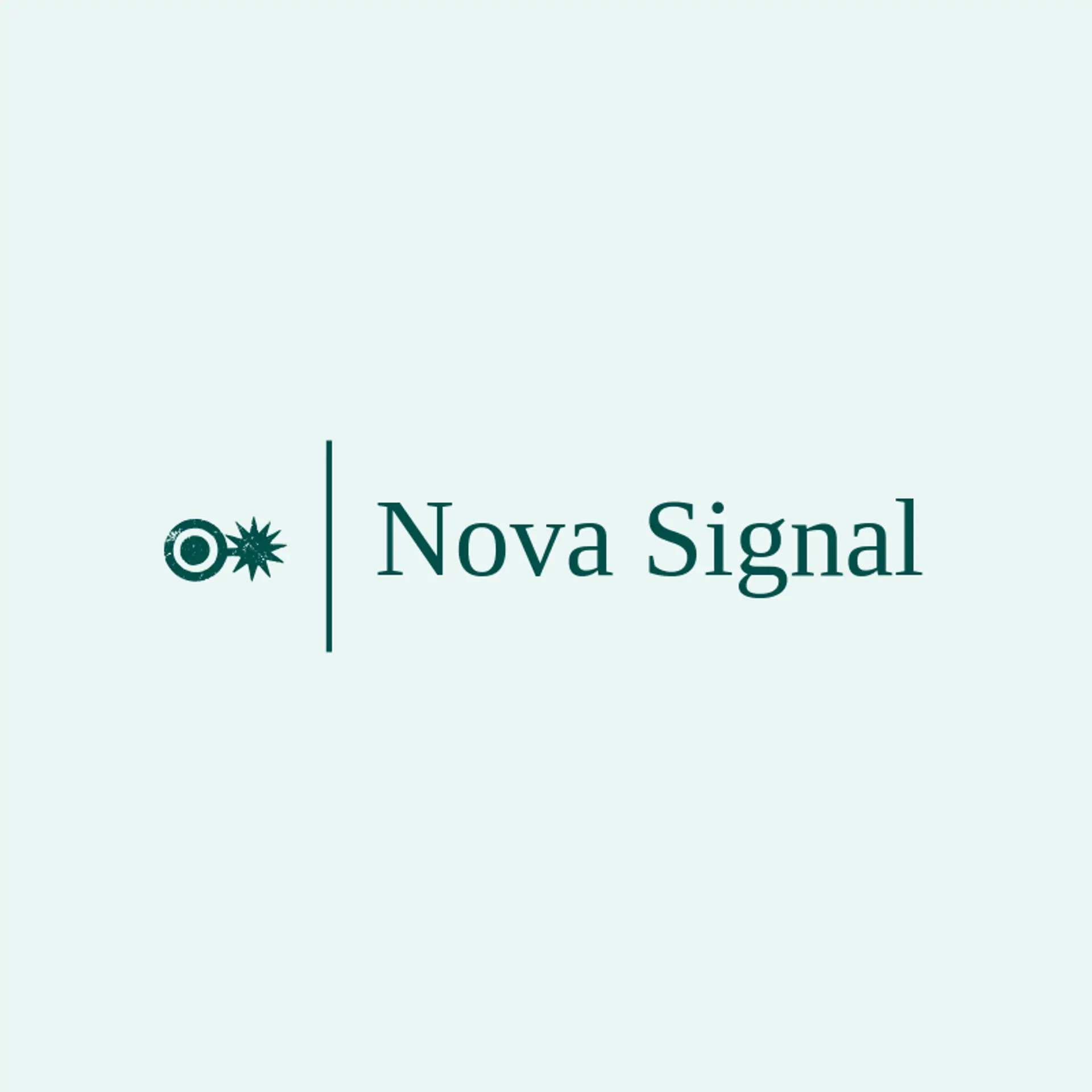 Nova Signal logo for static