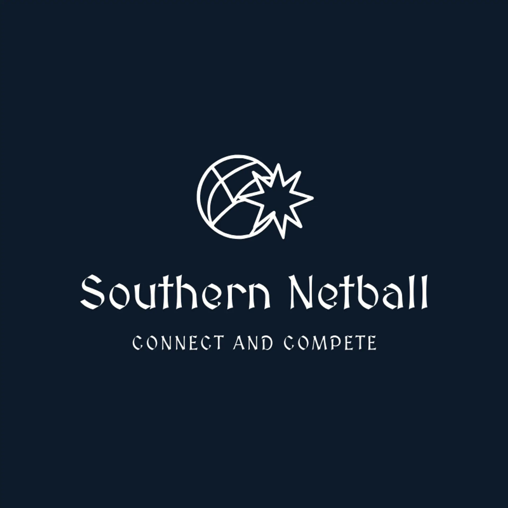 Southern Netball logo for netball