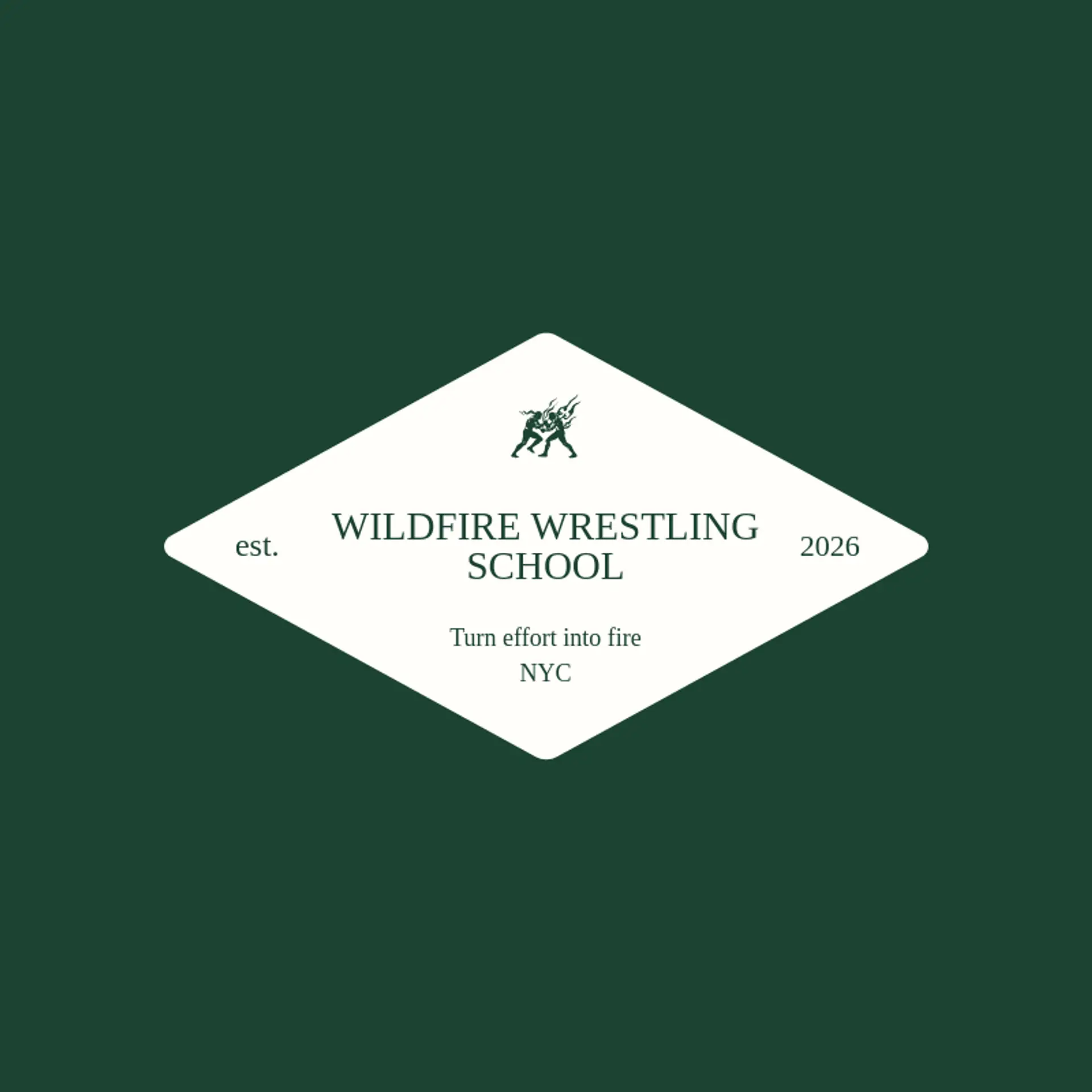 Wildfire Wrestling School logo for pro wrestling