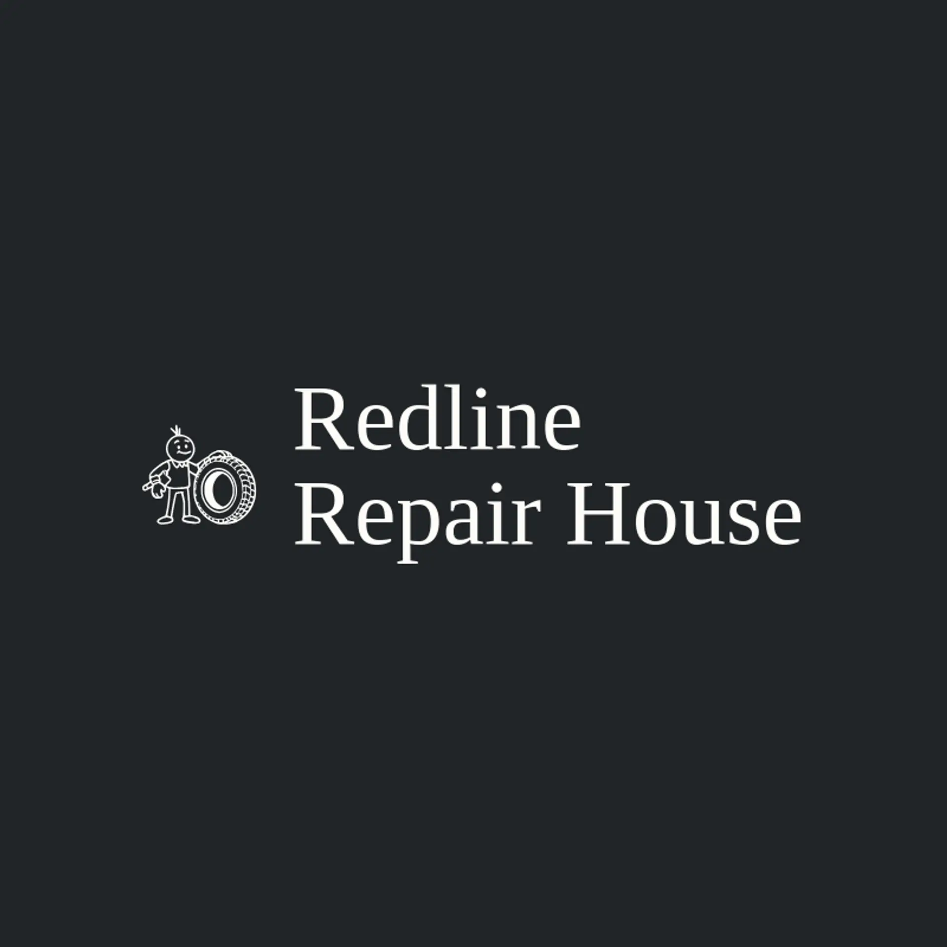 Redline Repair House logo for car mechanic
