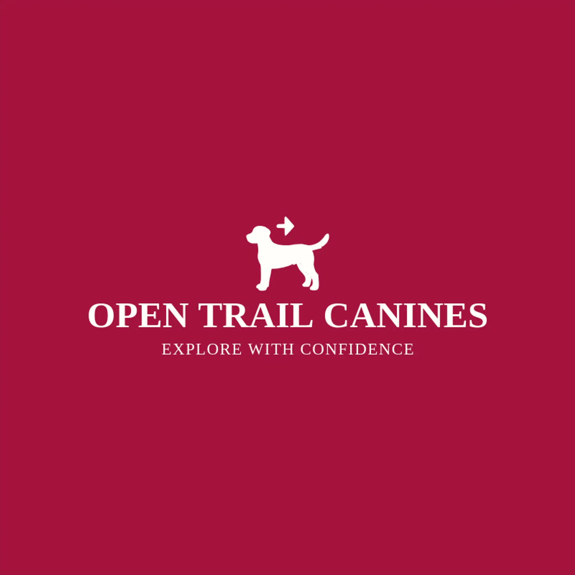 Open Trail Canines logo for dog training