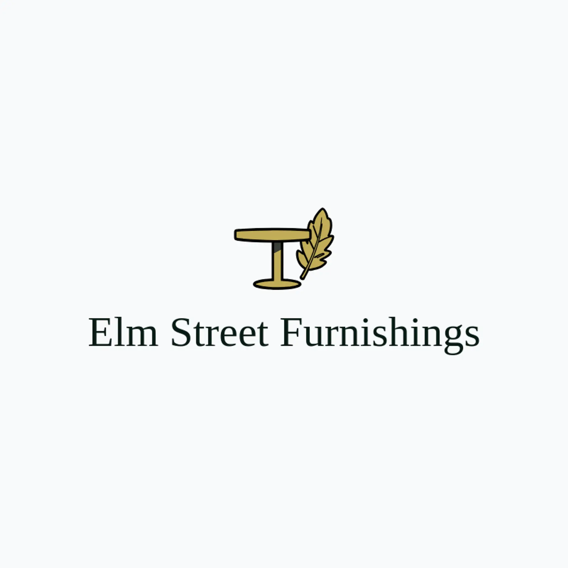 Elm Street Furnishings logo for table