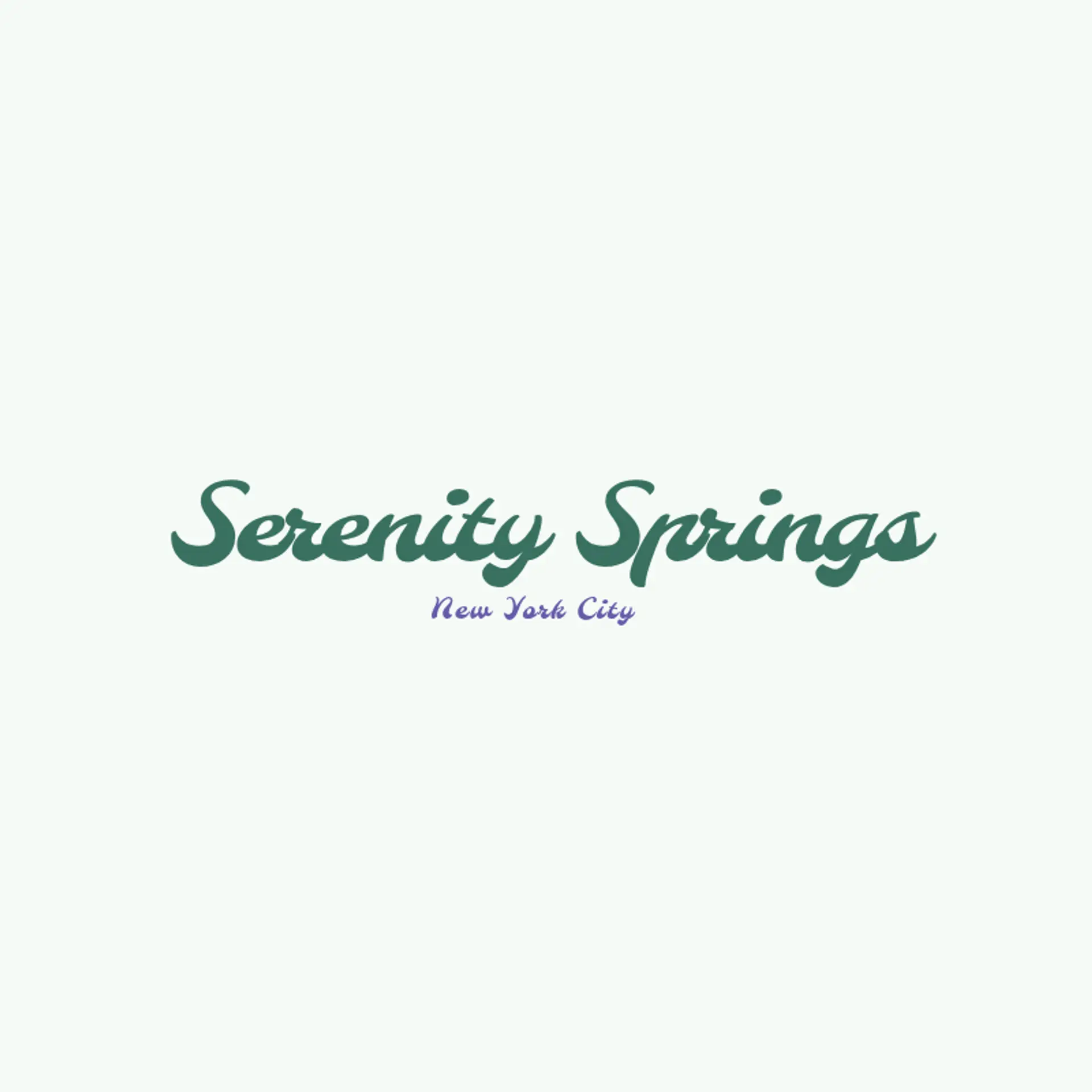 Serenity Springs logo for spa