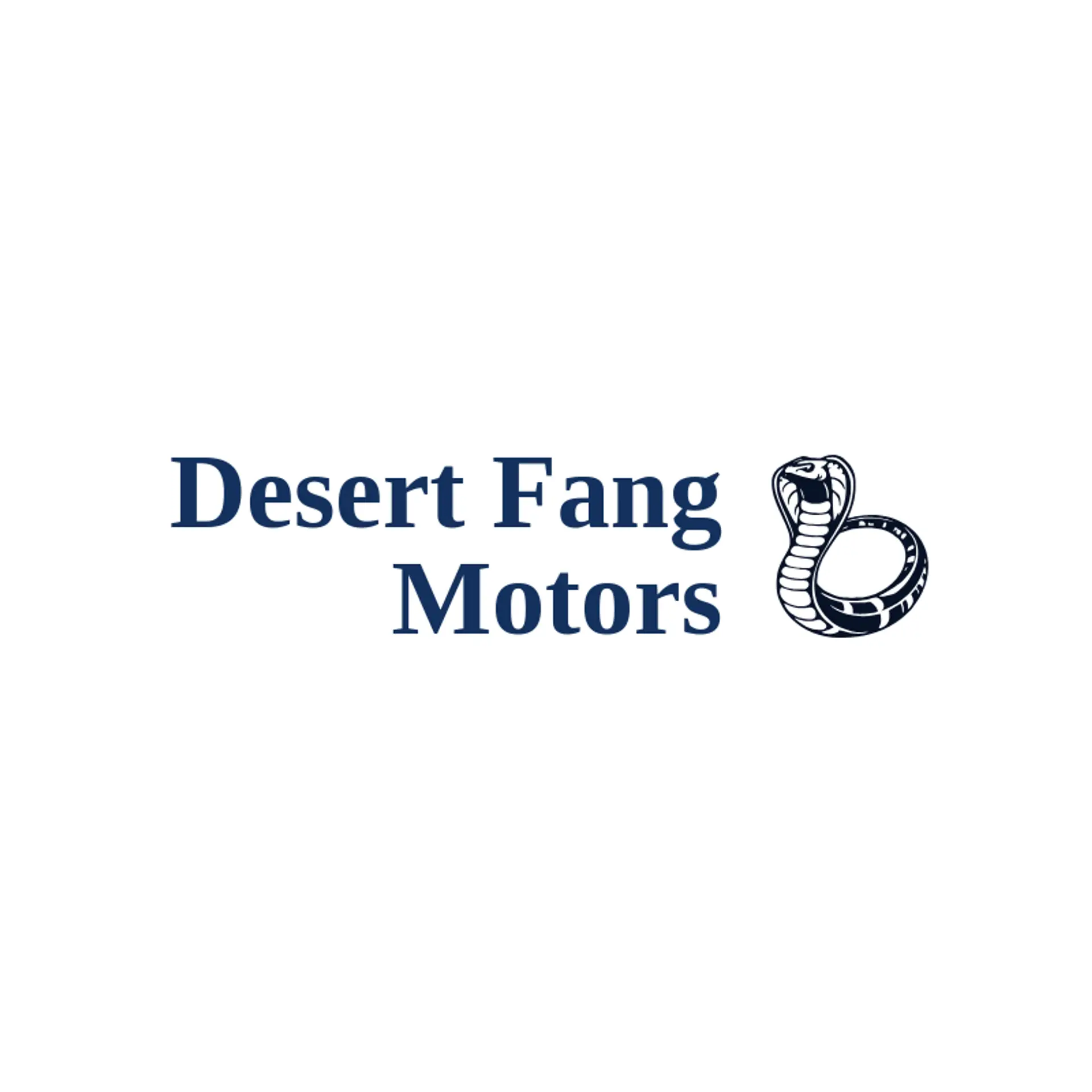 Desert Fang Motors logo for cobra