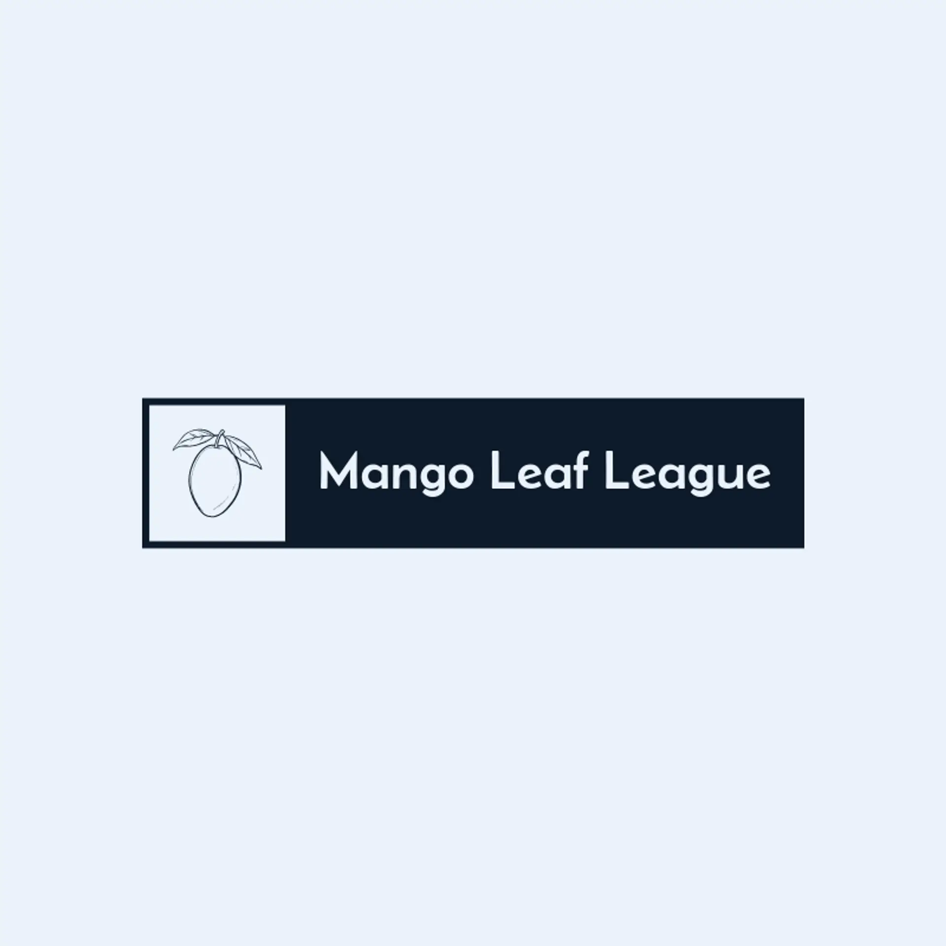 Mango Leaf League logo for mango