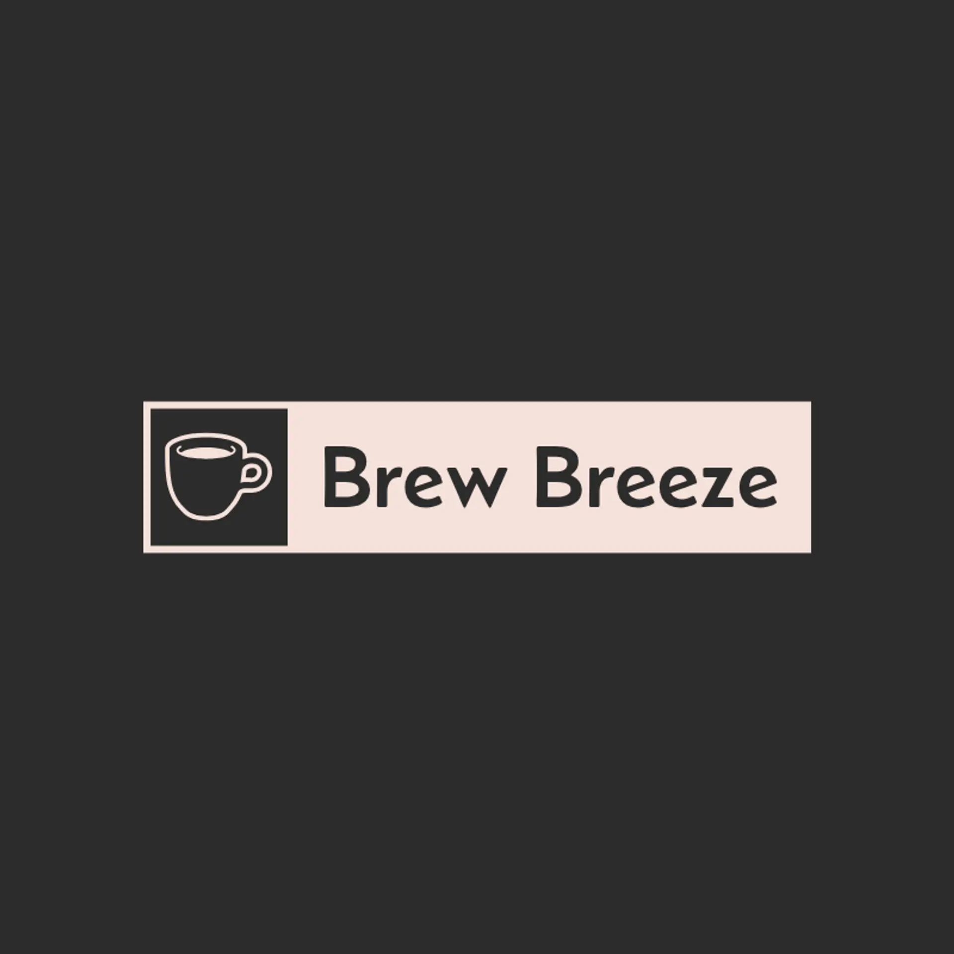 Brew Breeze logo for cafe