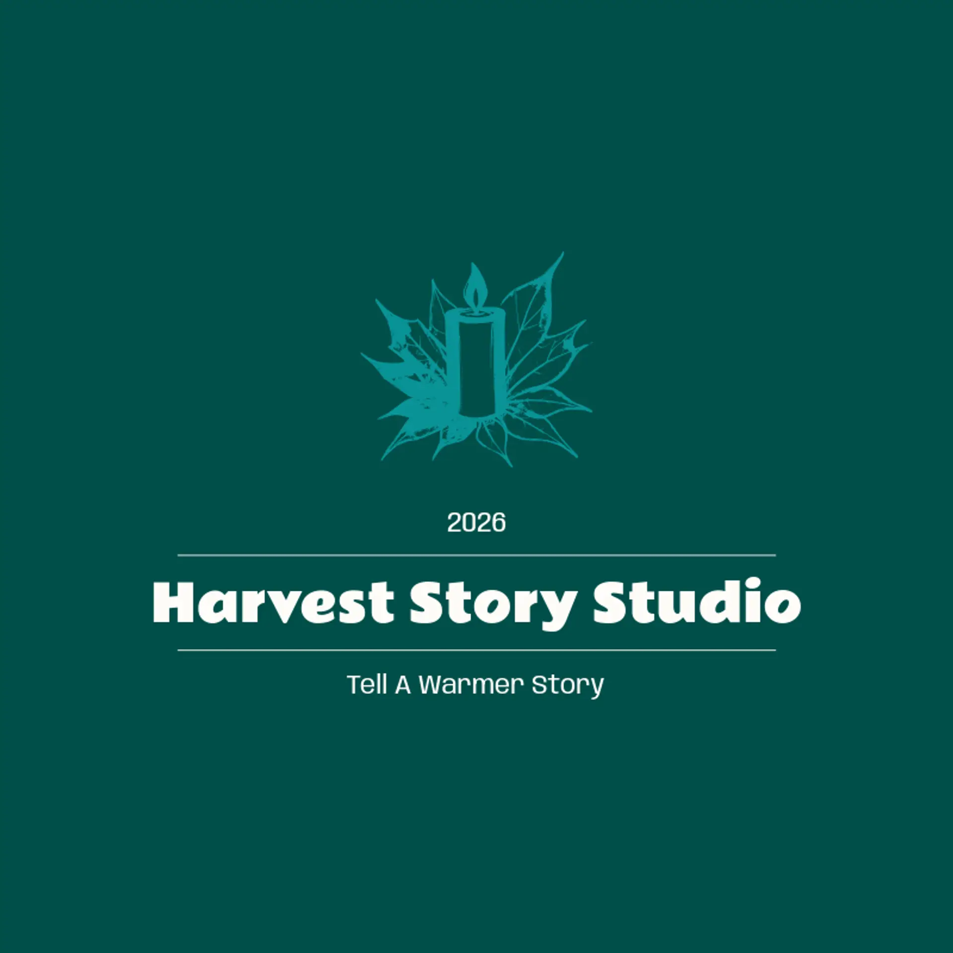 Harvest Story Studio logo for thanksgiving