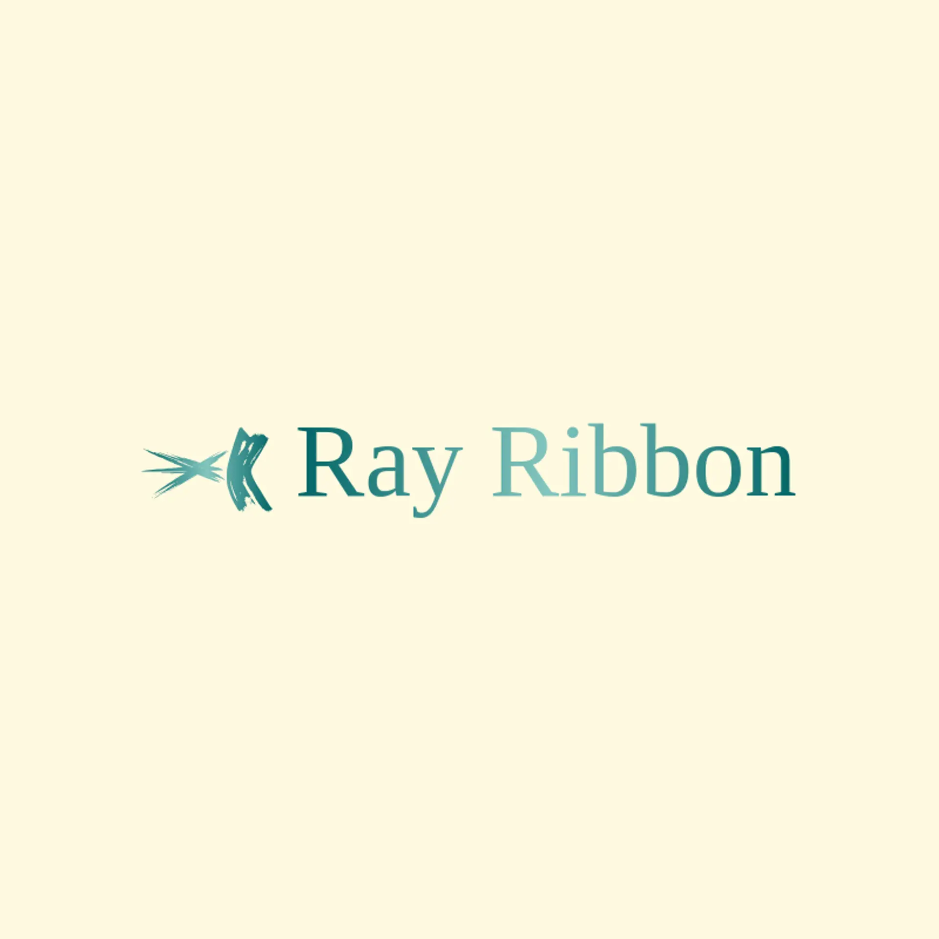 Ray Ribbon logo for laser