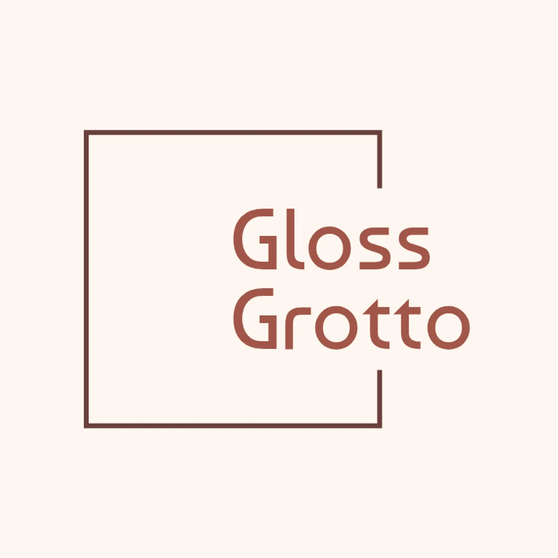 Gloss Grotto logo for beauty salon