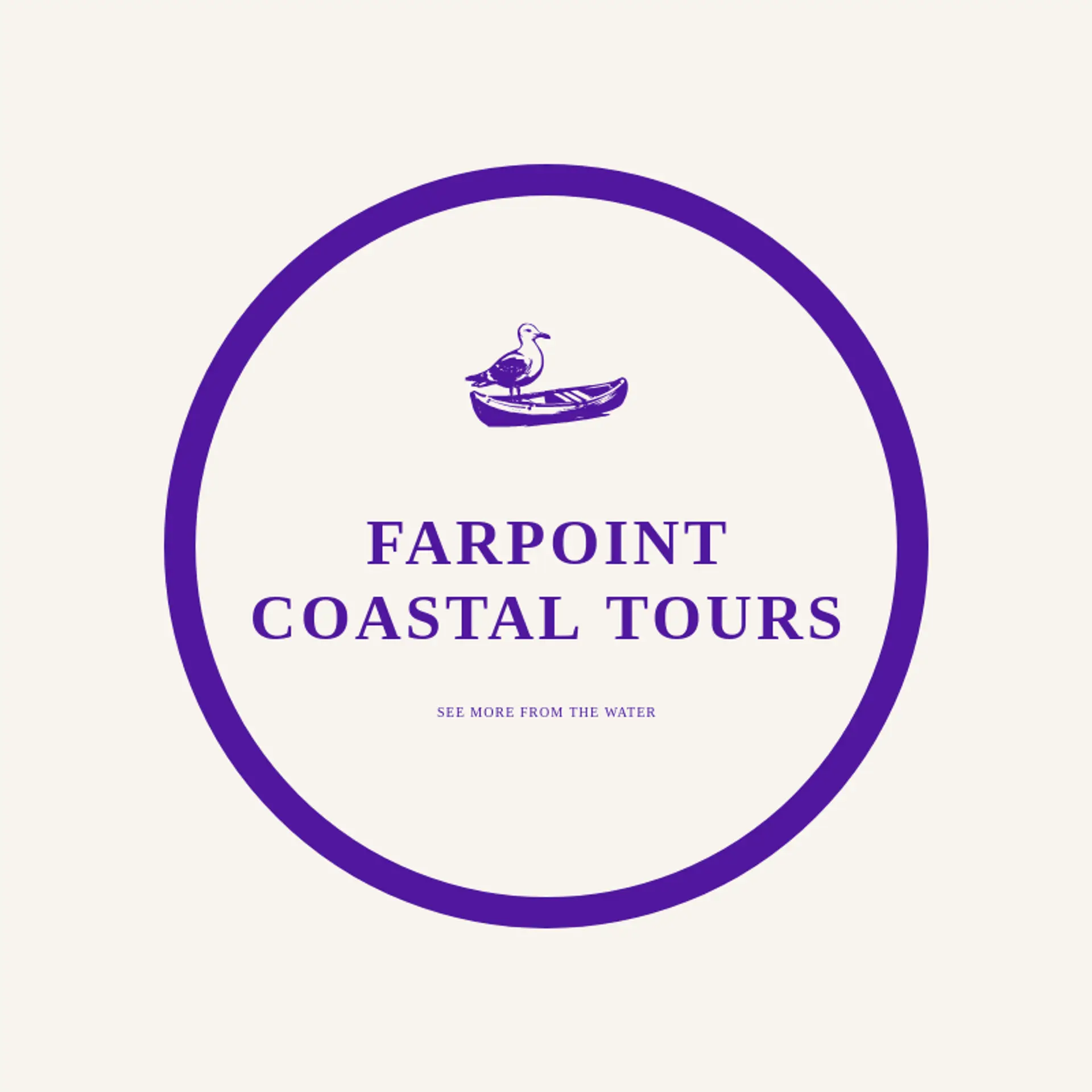 Farpoint Coastal Tours logo for seagull