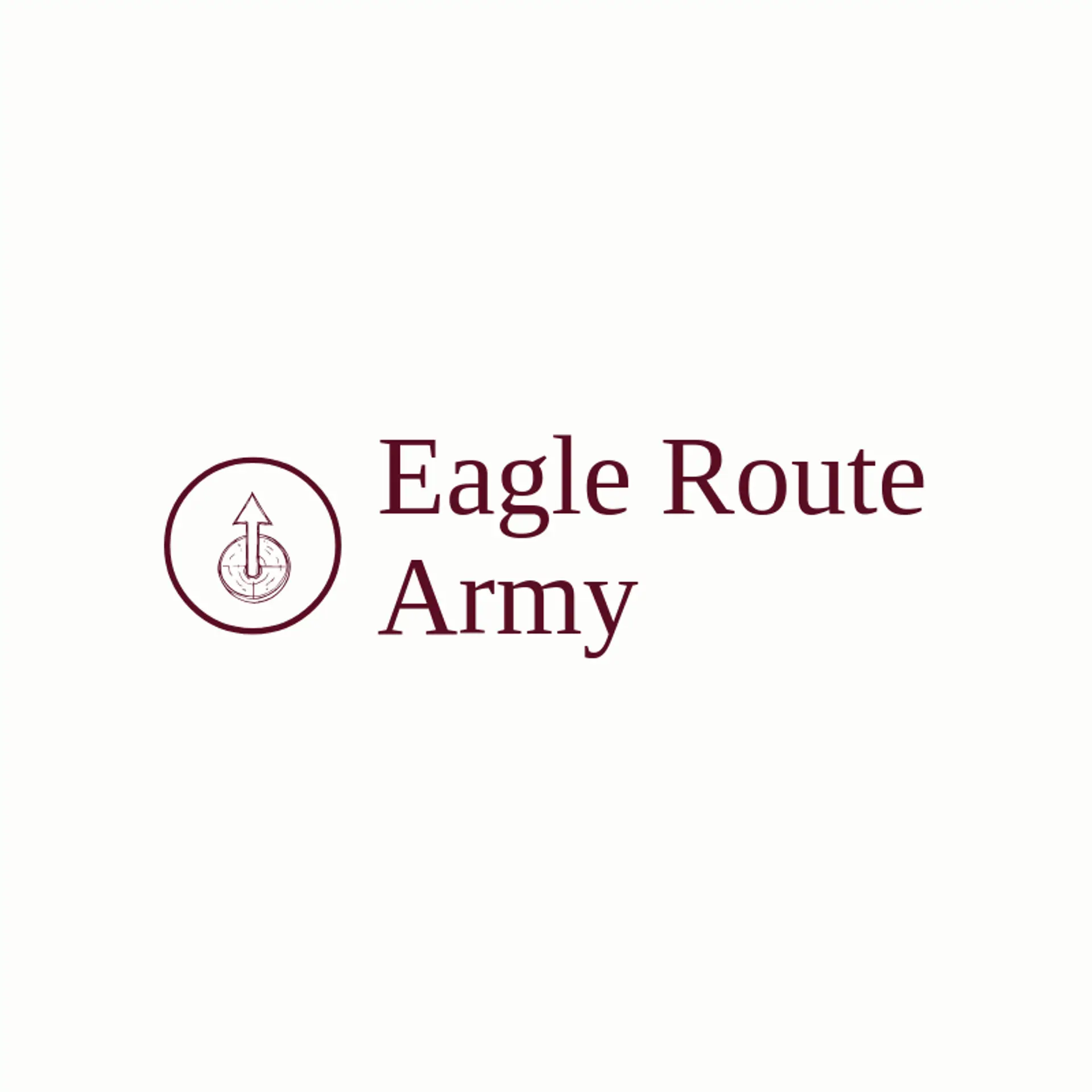 Eagle Route Army logo for army