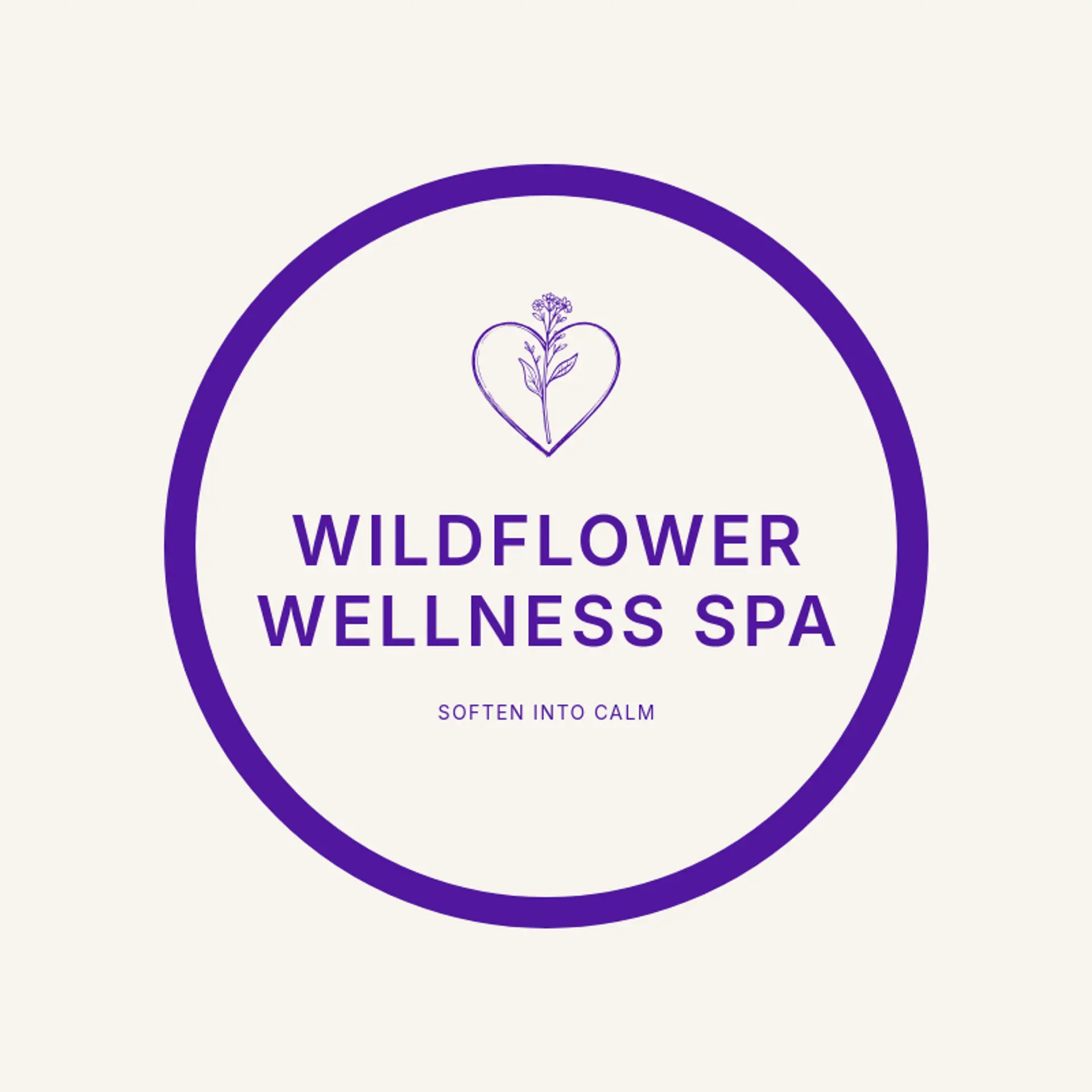 Wildflower Wellness Spa logo for heart