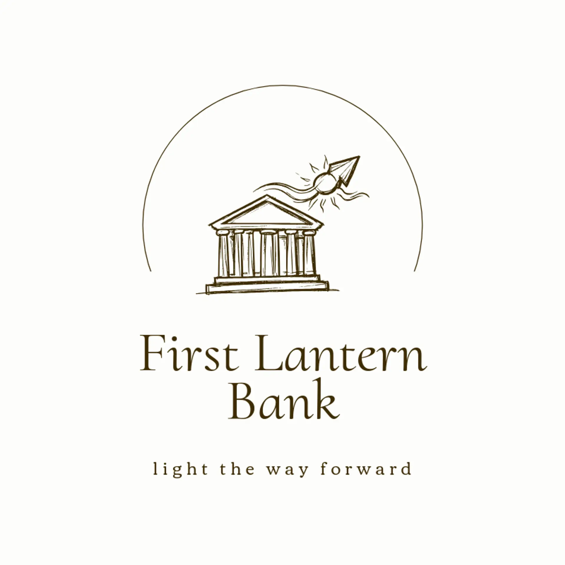 First Lantern Bank logo for bank
