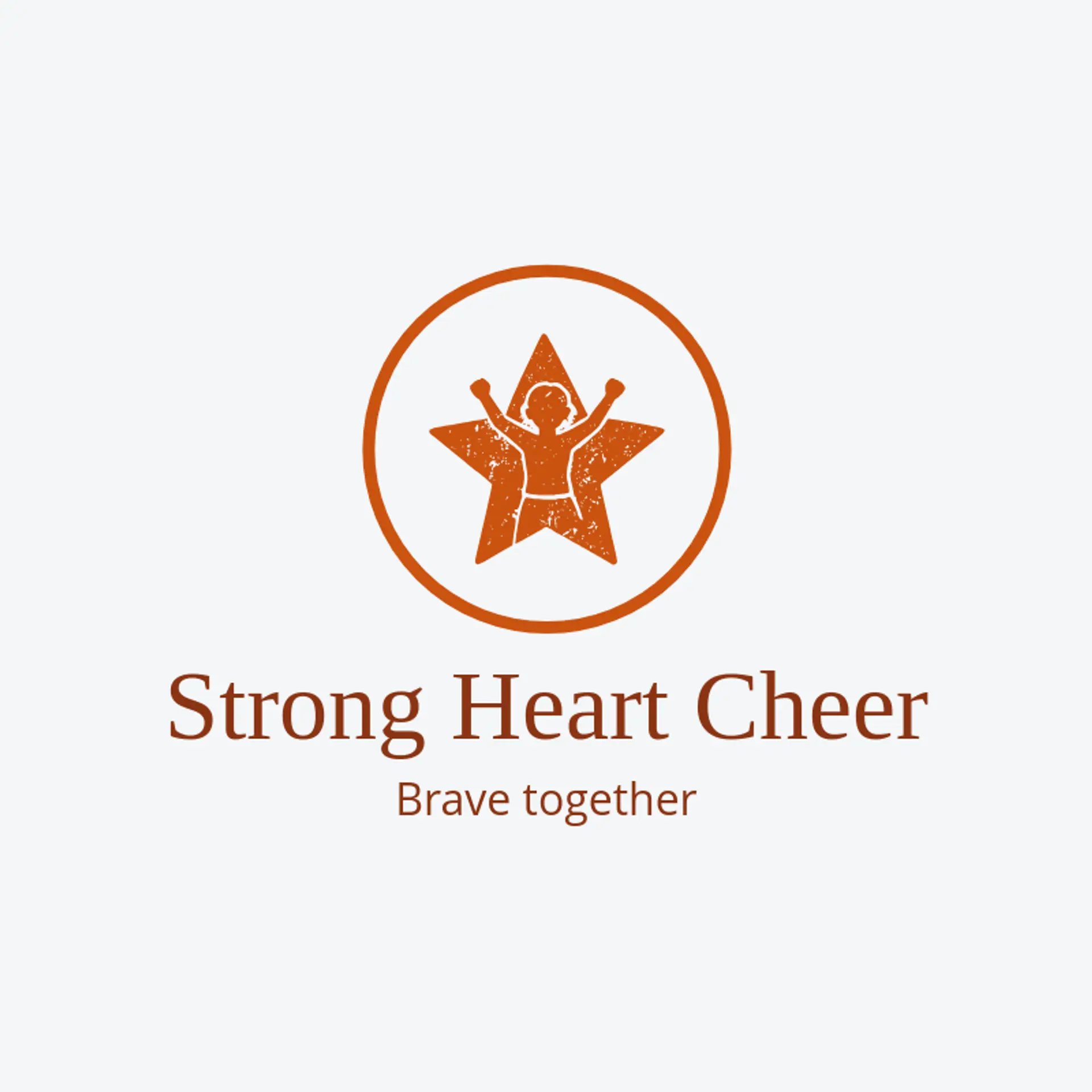 Strong Heart Cheer logo for cheerleader