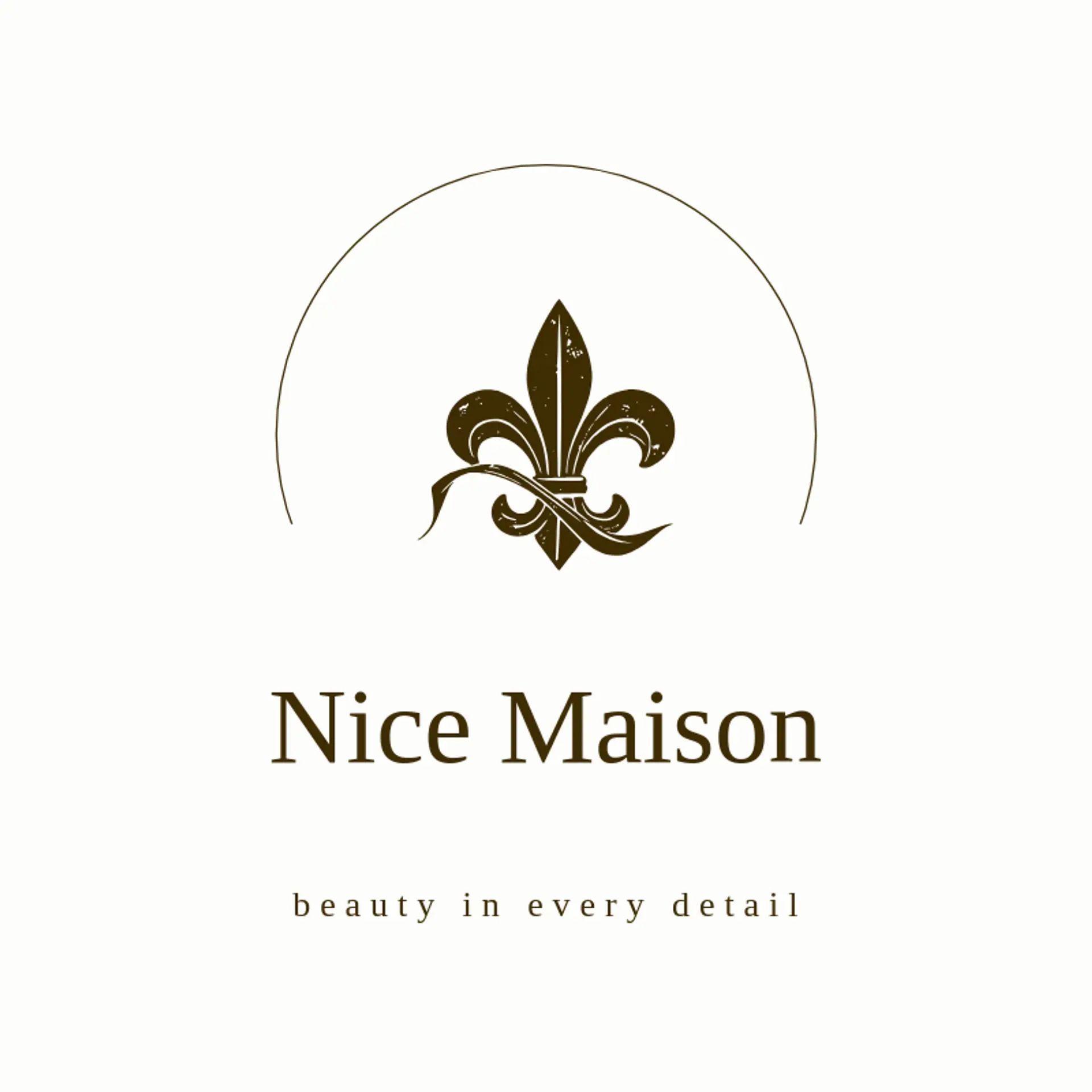 Nice Maison logo for french