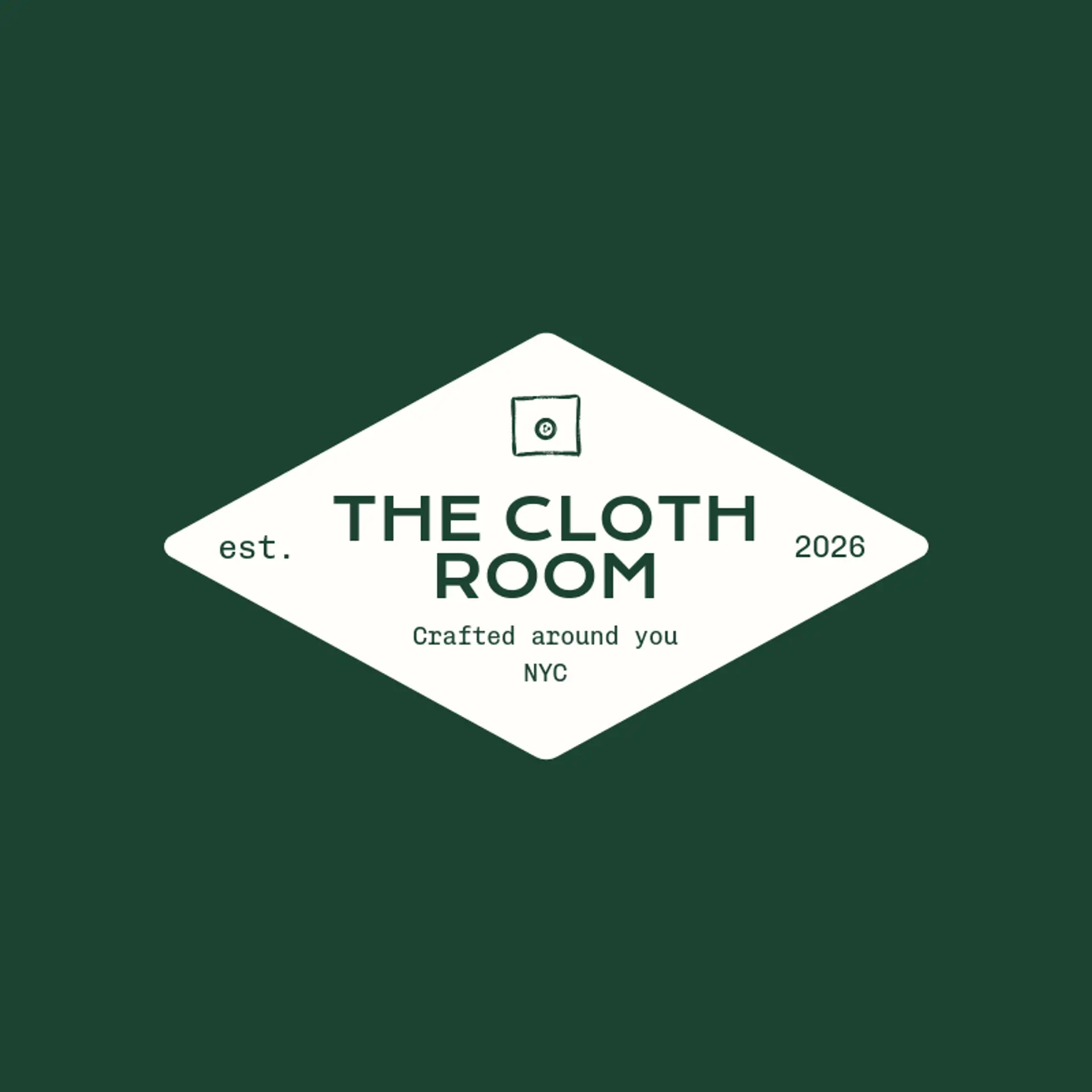 The Cloth Room logo for tailor